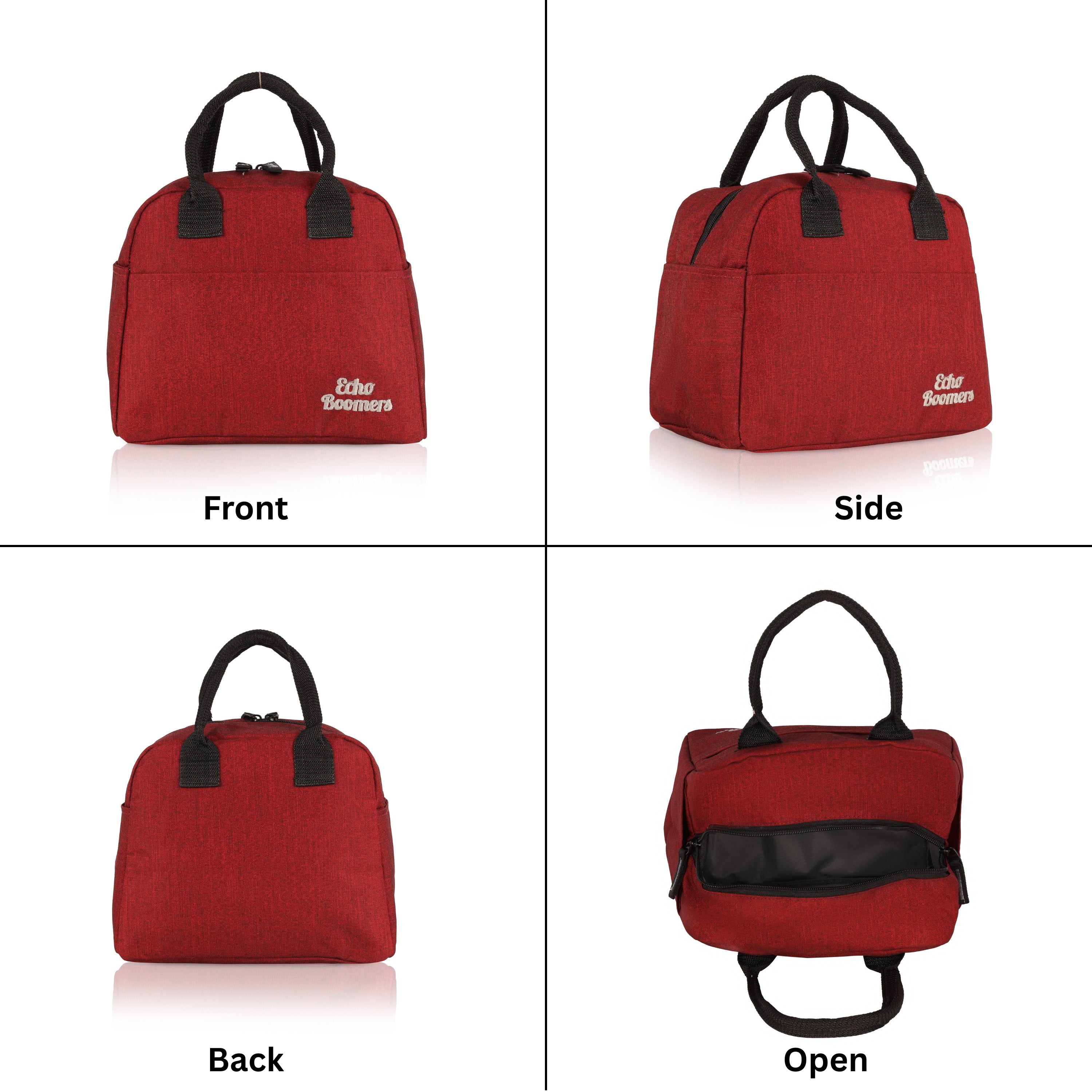 Echo Boomers Premium Lunch Bag – Stylish, Lightweight, Attractive, & Durable Meal Companion and versatile bag(Maroon).