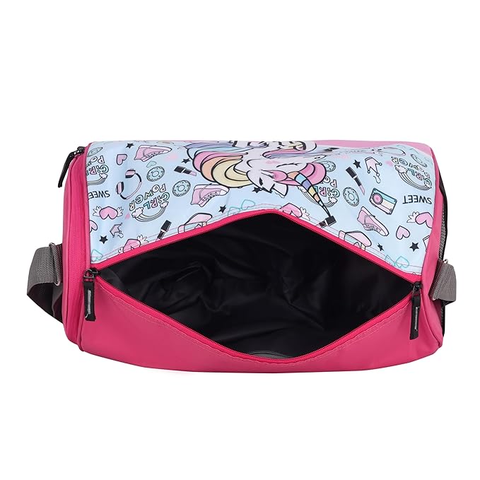 Echo Boomers Unicorn Sky Blue & Pink Duffel Bag - Magical Adventures Await