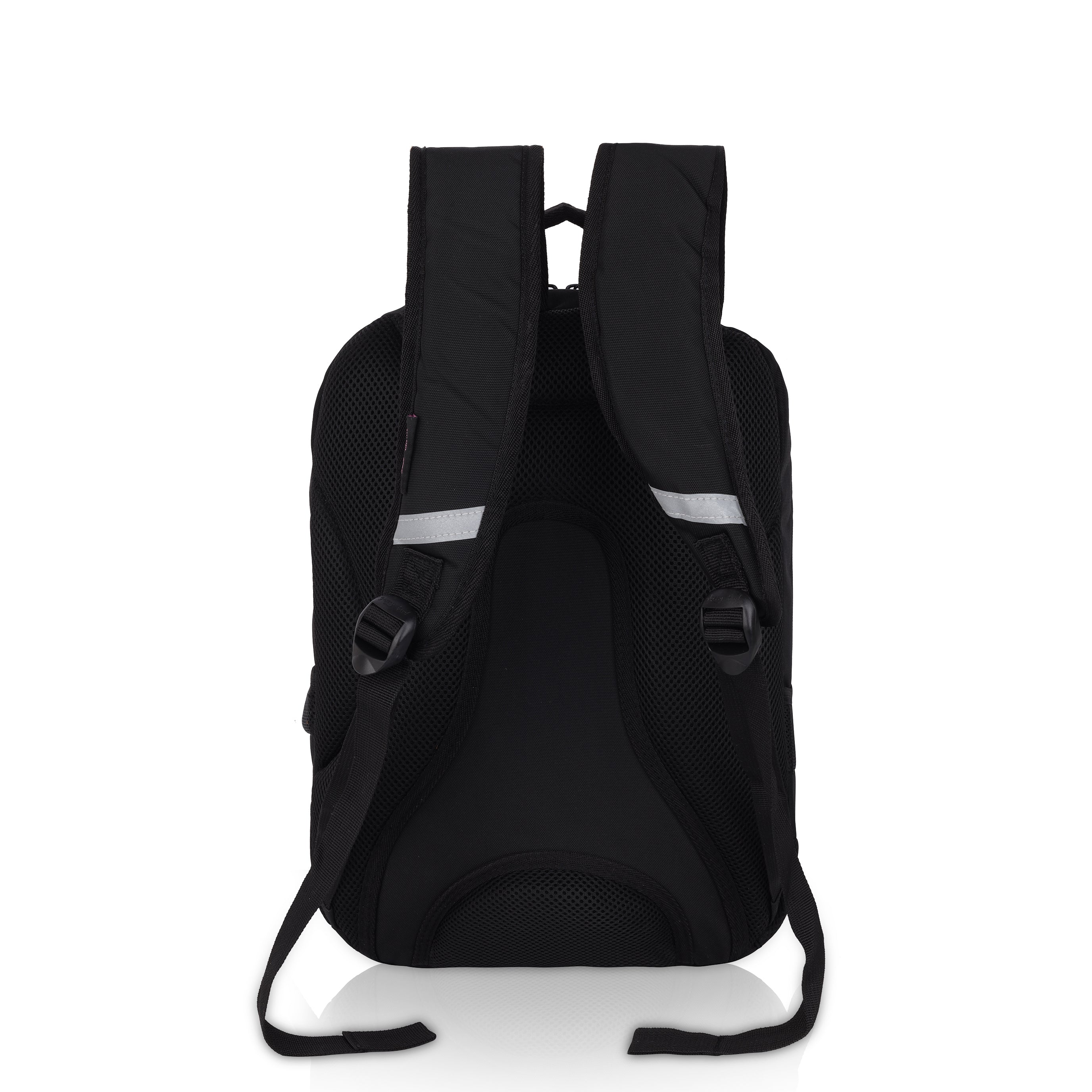 Echo Boomers Glossy Bird Unisex Backpack for School, Office & Travel – Water-Resistant, Lightweight Bag with 4 Compartments, Bottle Holder, Detachable Pouch & Ergonomic Straps (Purple)
