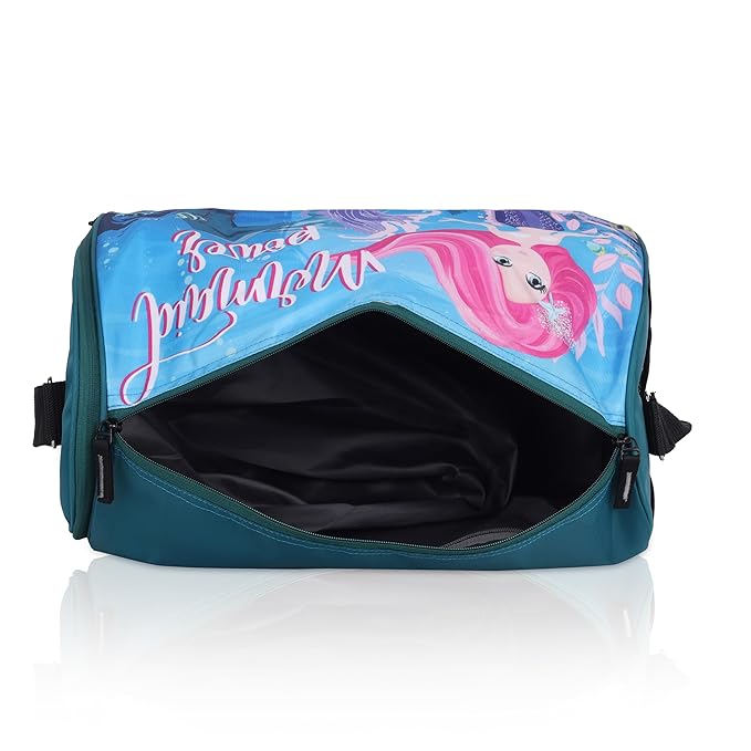 Echo Boomers Mermaid Pink & Sky Blue Duffel Bag - Dive into Adventure with Girlish Charm