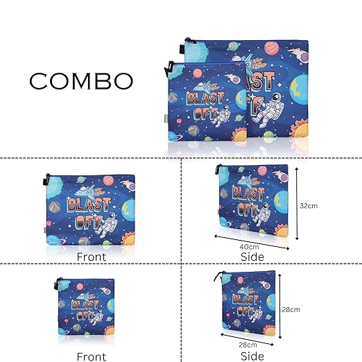 New Twin Astronaut in Space Printed Combo Folder Set Jr.