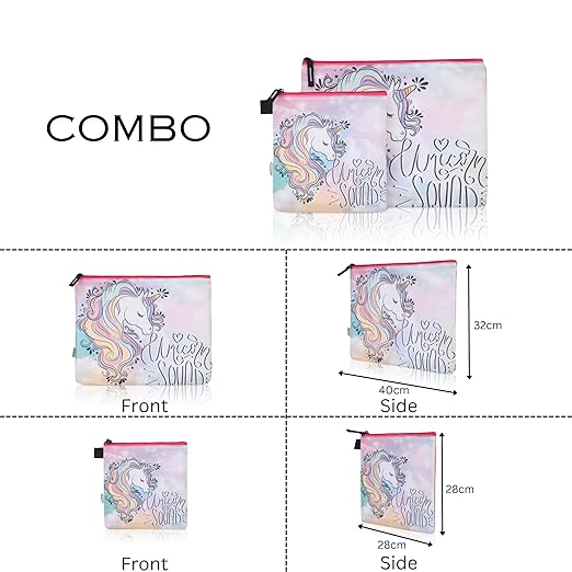 New Twin Unicorn Squad Printed Combo Folder Set Jr.