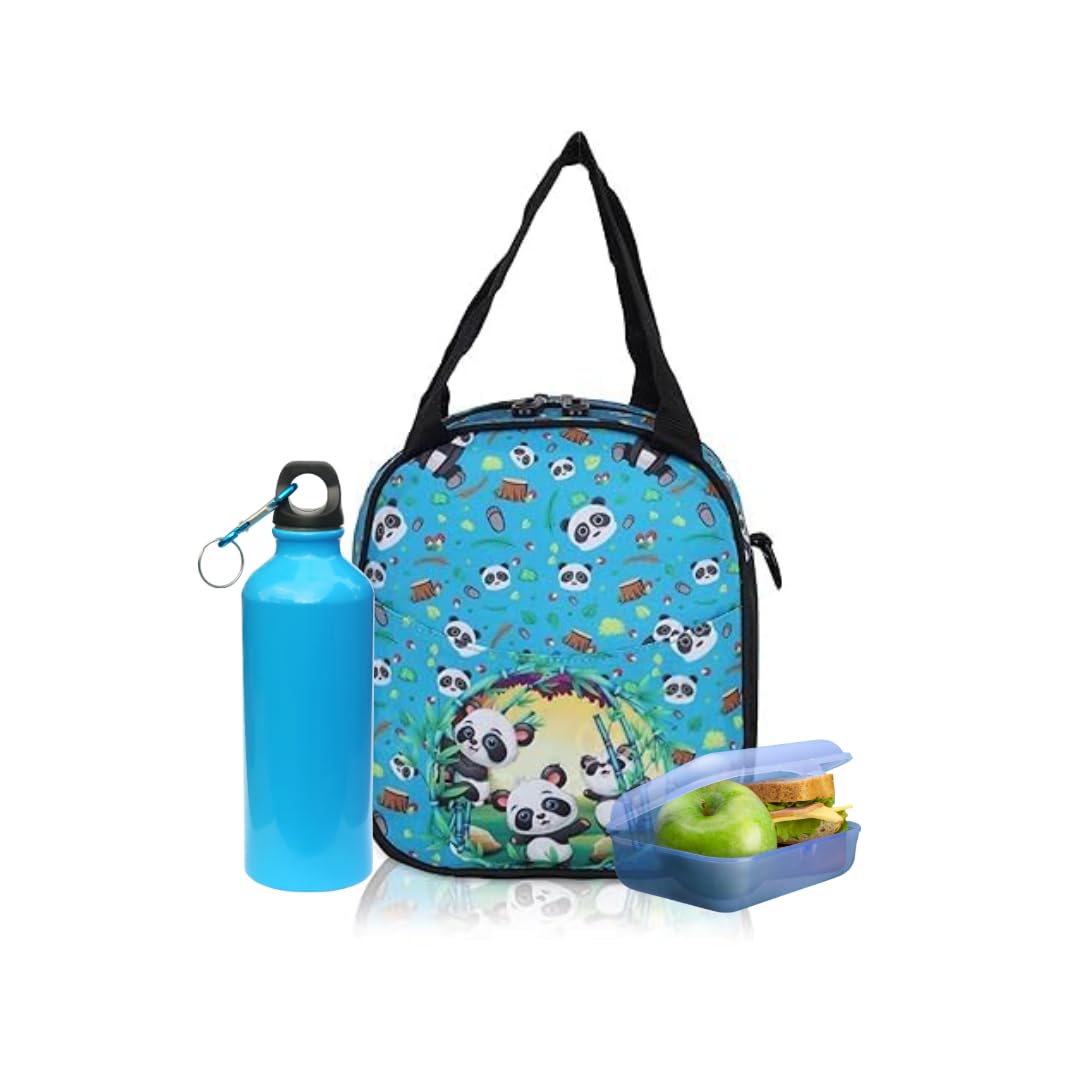 Echo Boomers Delightful Panda Print Insulated Lunch Bag | Enjoy Superior Insulation to Keep Your Meals Fresh and Secure, Perfect for Daily Use and Special Outings