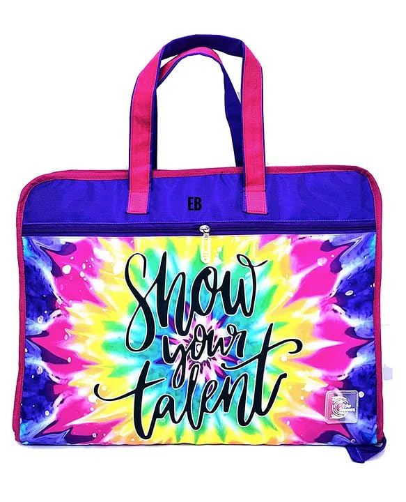 Echo Boomers Tie & Dye Design Print A3 Size Drawing Activity Bag with Multiple Pockets