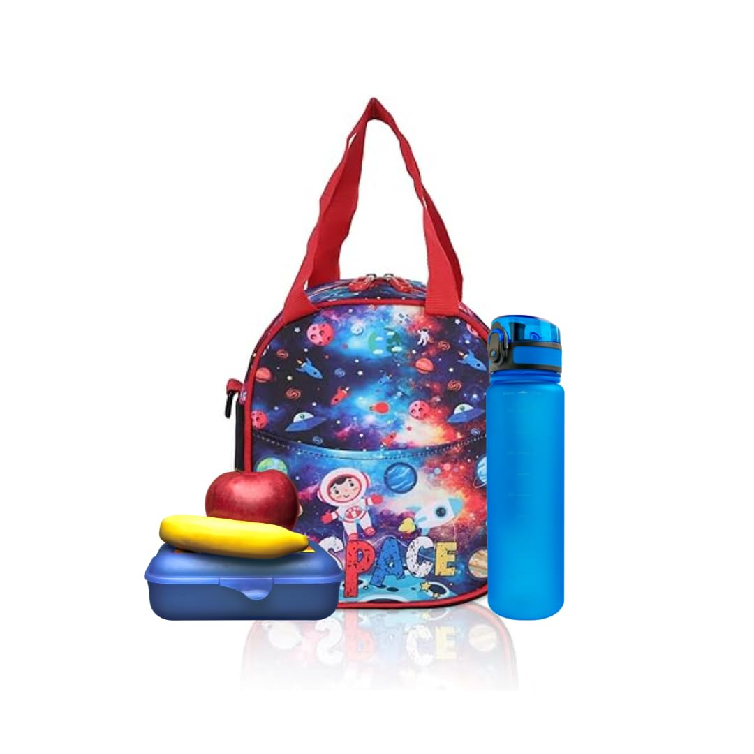 Echo Boomers Mermaid Design Insulated Lunch Bag—Stylish, Leakproof, and High-Performance Temperature Control for Hot/Cold Meals. Ideal for Men, Women, and Kids—Perfect for School, Office, and Travel.