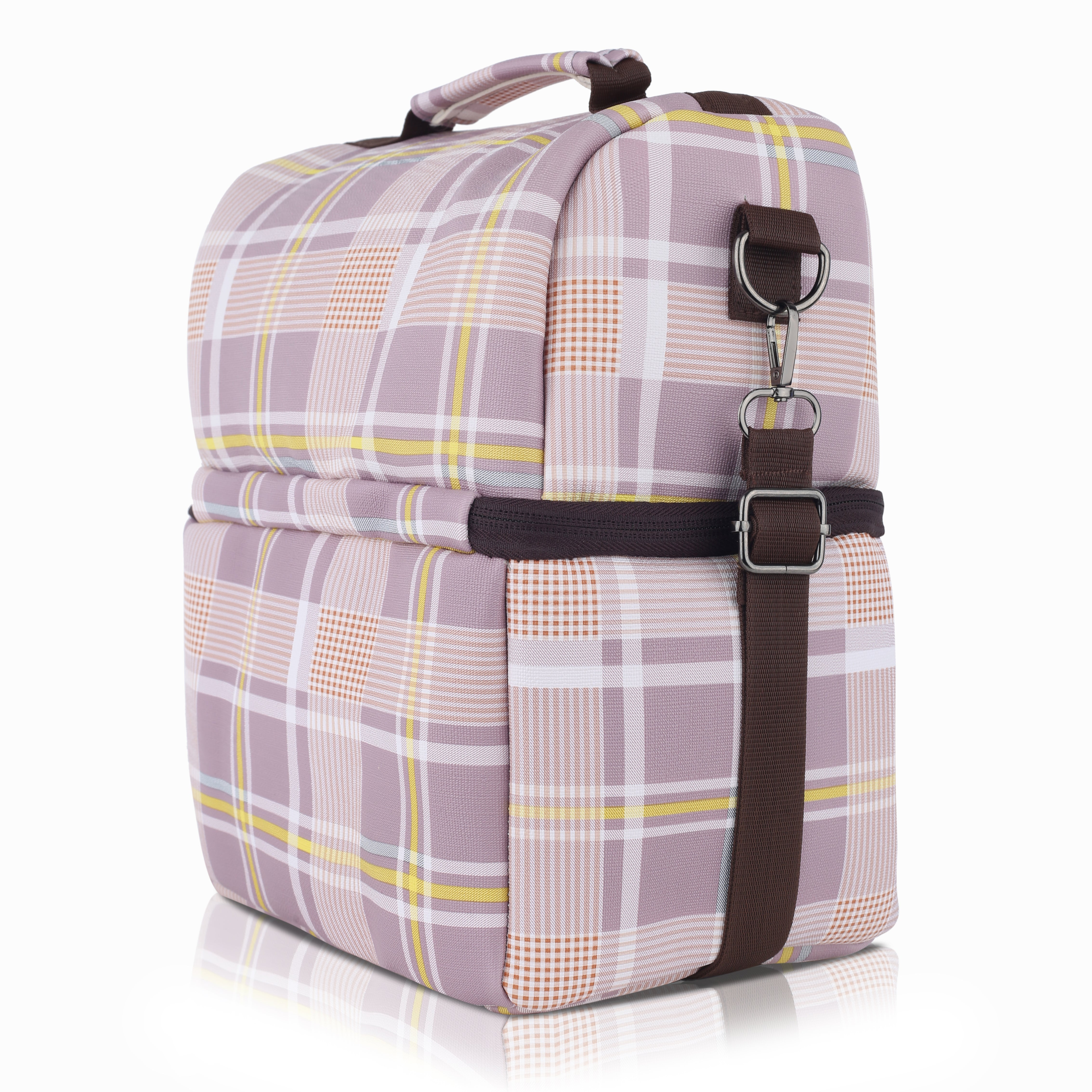 Echo Boomers 10L Insulated Lunch Bag for Men & Women | Premium Tiffin Bag – Stylish & Durable Meal Companion (Pink)