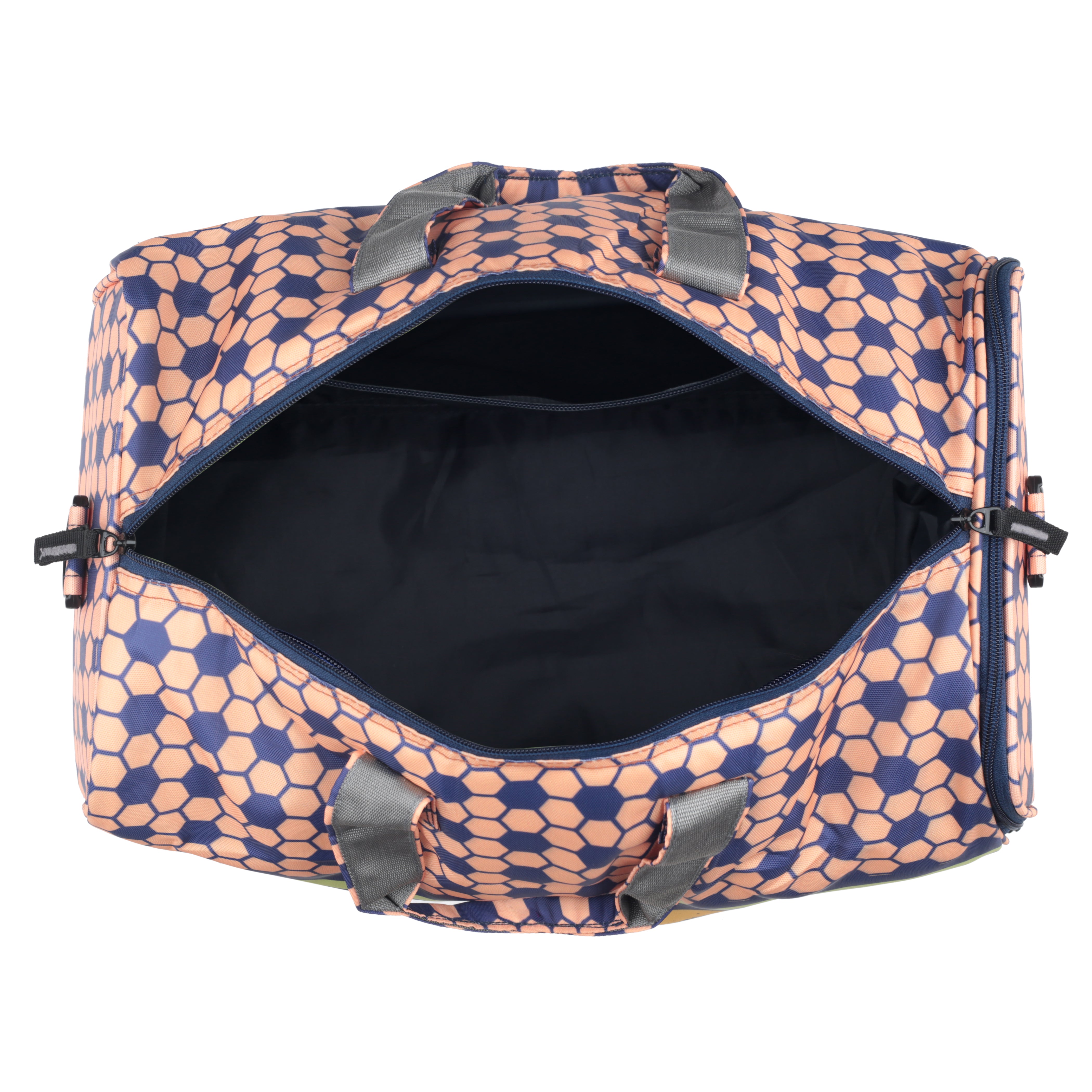 Echo Boomers Square Goal Print Duffle Bag – Stylish Travel & Gym Bag with Shoe Compartment