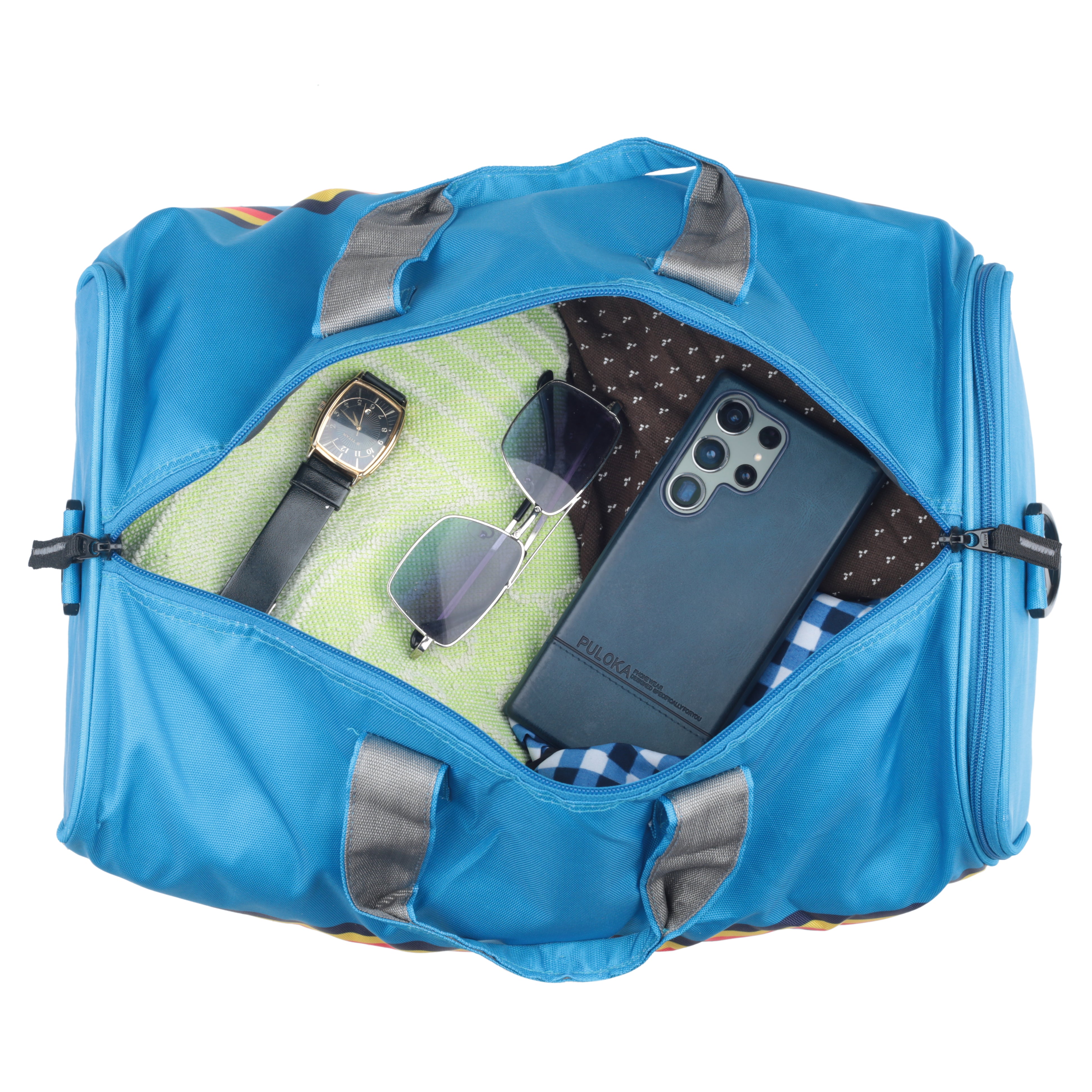 Echo Boomers Square Truck Print Duffle Bag – Stylish Travel & Gym Bag with Shoe Compartment