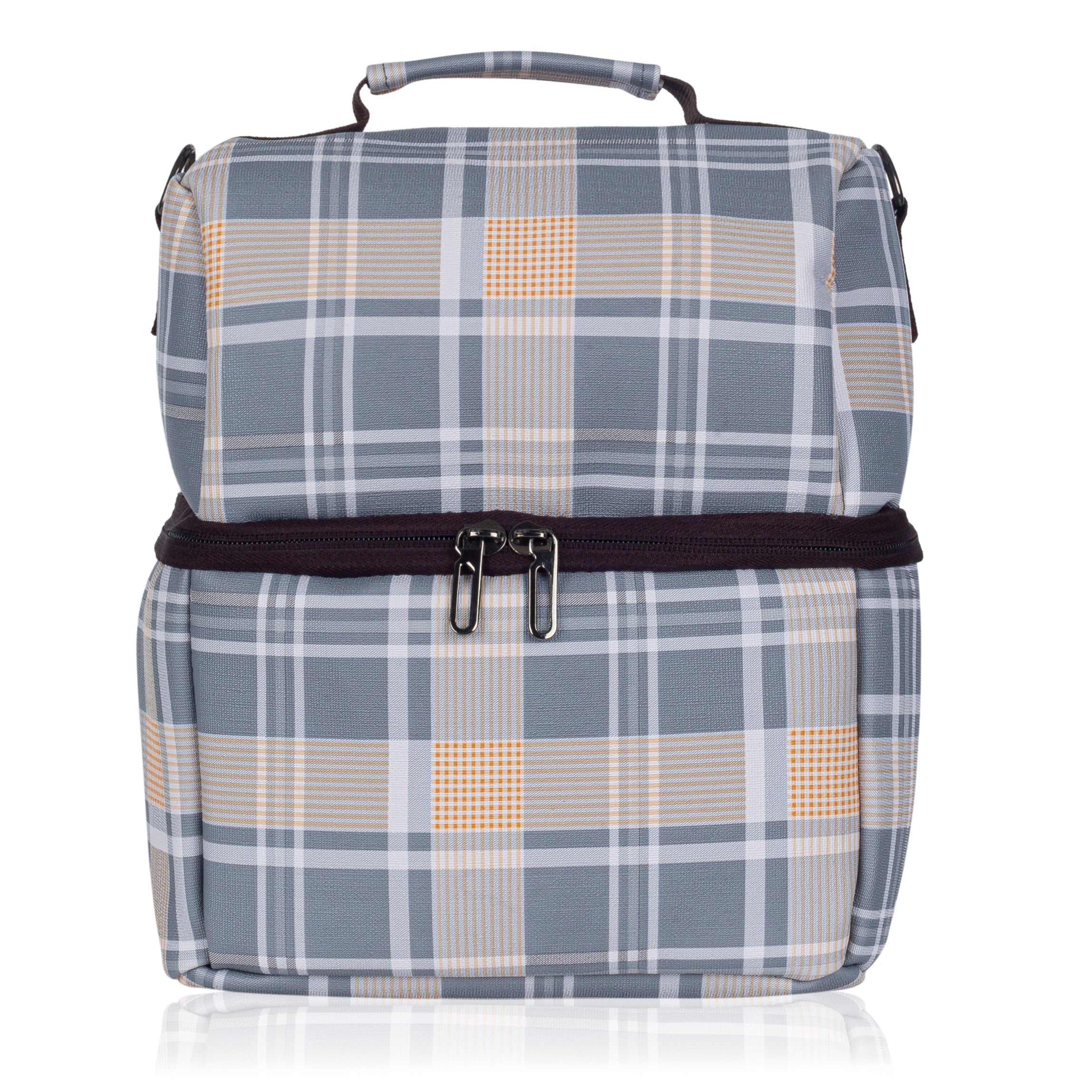 Echo Boomers 10L Insulated Lunch Bag for Men & Women | Premium Tiffin Bag – Stylish & Durable Meal Companion (Grey)