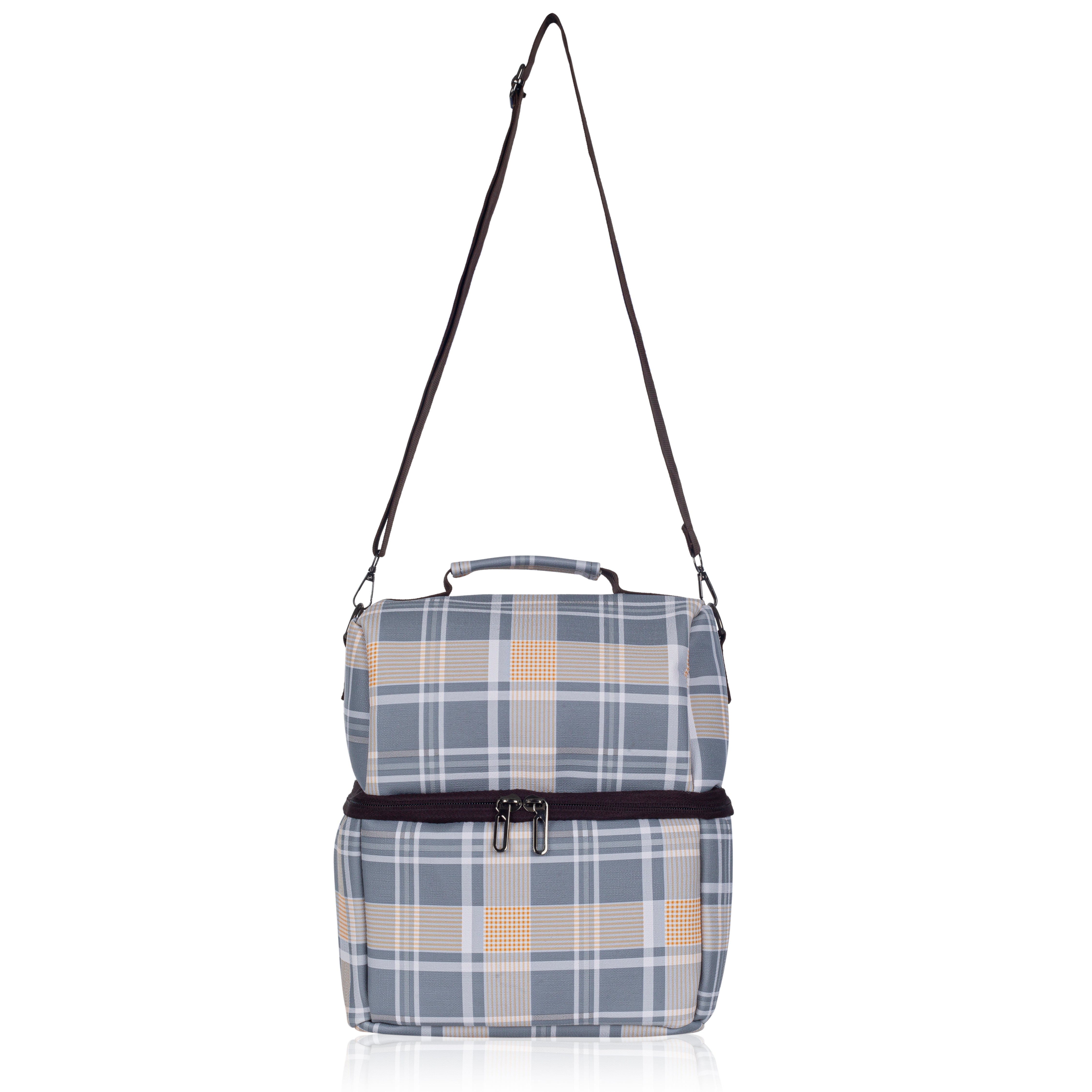 Echo Boomers 10L Insulated Lunch Bag for Men & Women | Premium Tiffin Bag – Stylish & Durable Meal Companion (Grey)