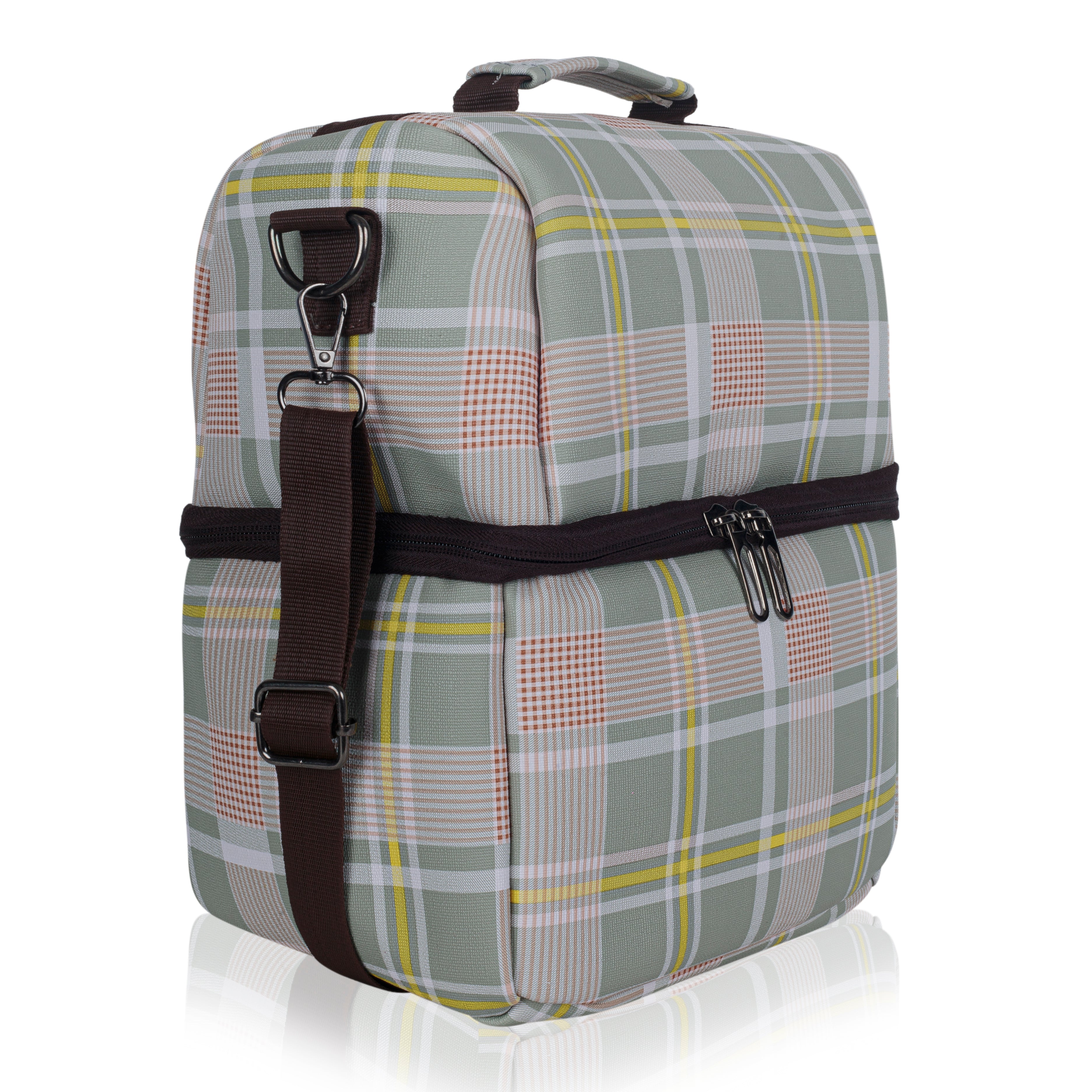 Echo Boomers 10L Insulated Lunch Bag for Men & Women |Premium Tiffin Bag – Stylish & Durable Meal Companion (Green)
