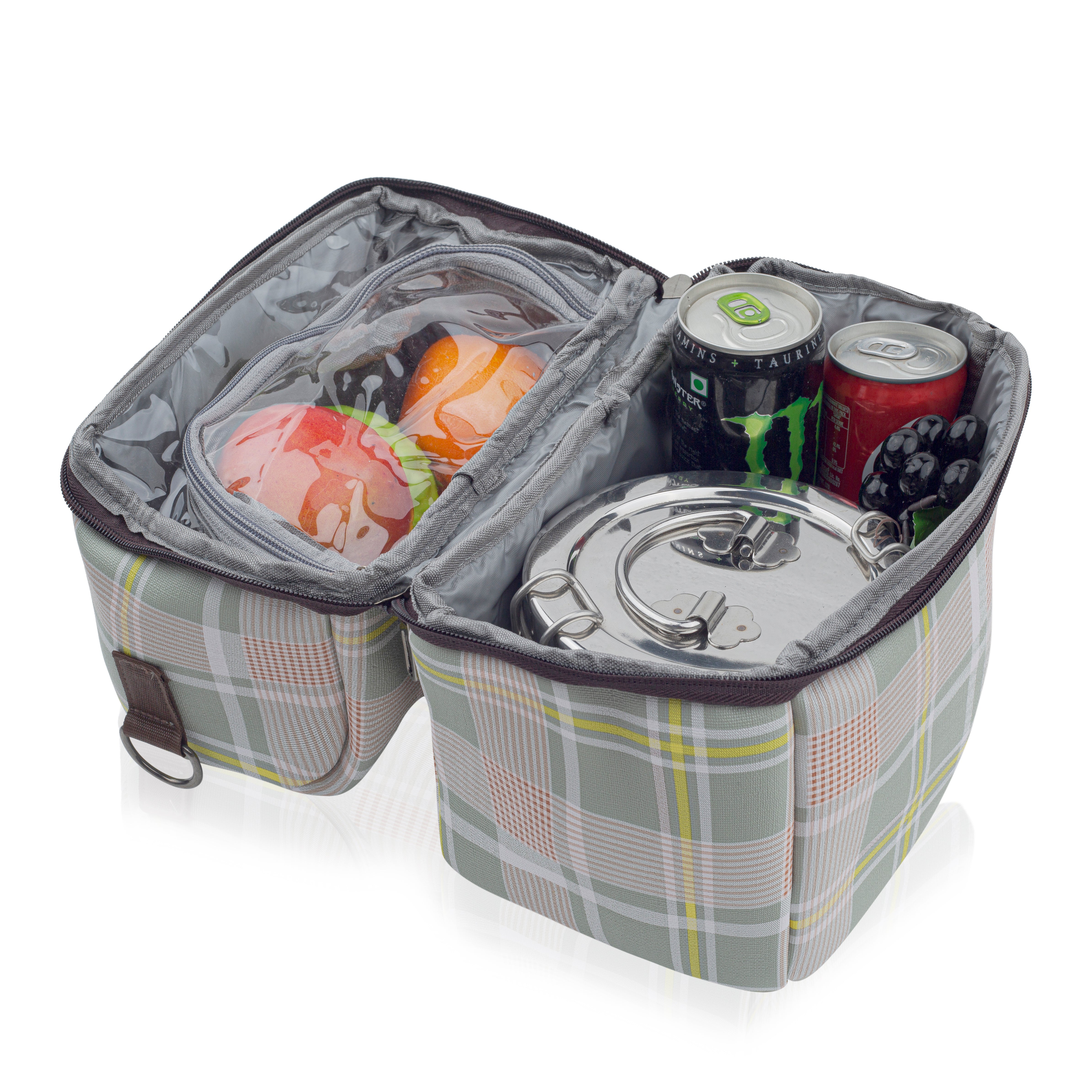 Echo Boomers 10L Insulated Lunch Bag for Men & Women |Premium Tiffin Bag – Stylish & Durable Meal Companion (Green)