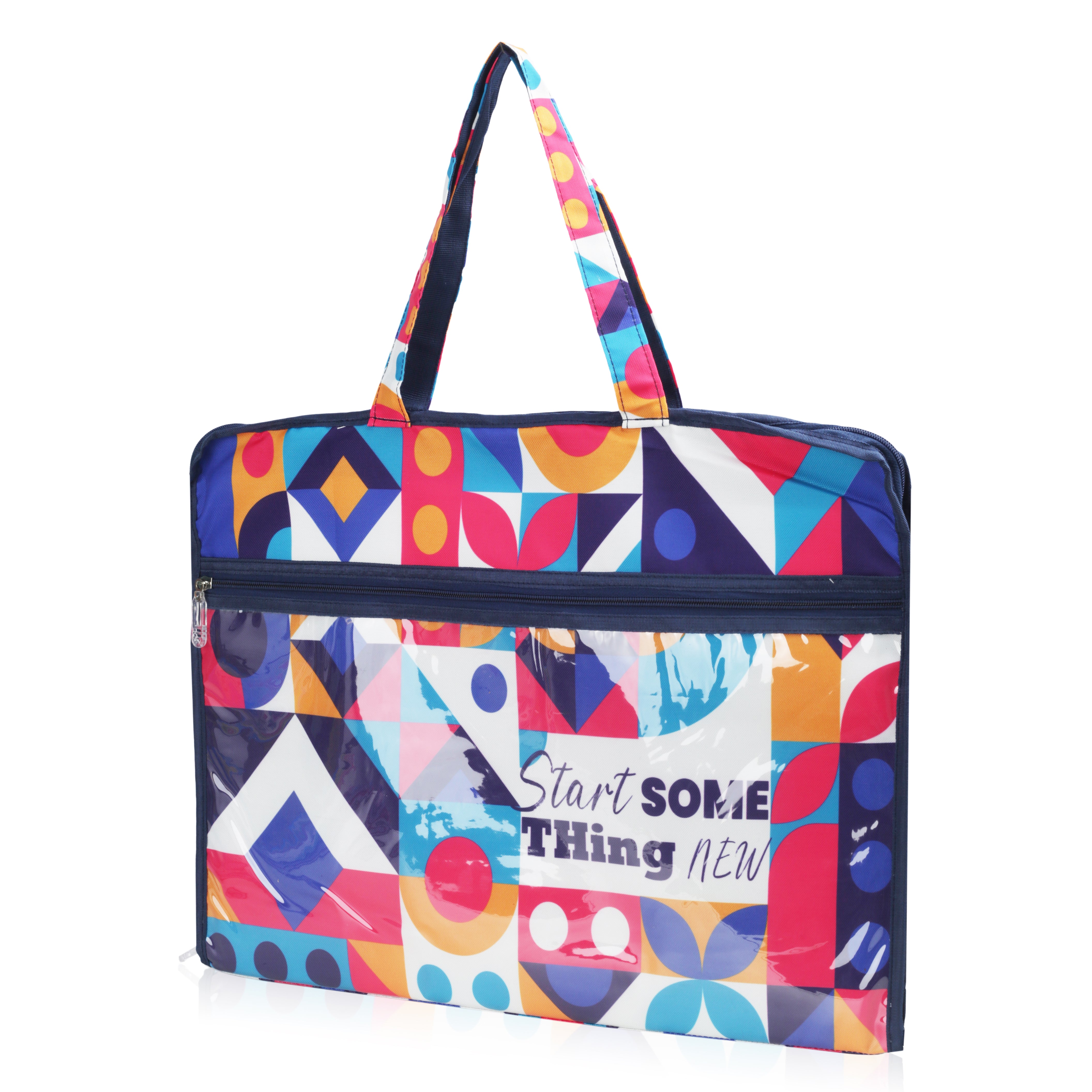 Echo Boomers Multipurpose Folder Bag | Stationery Organizer & Document File Bag with Multiple Compartments