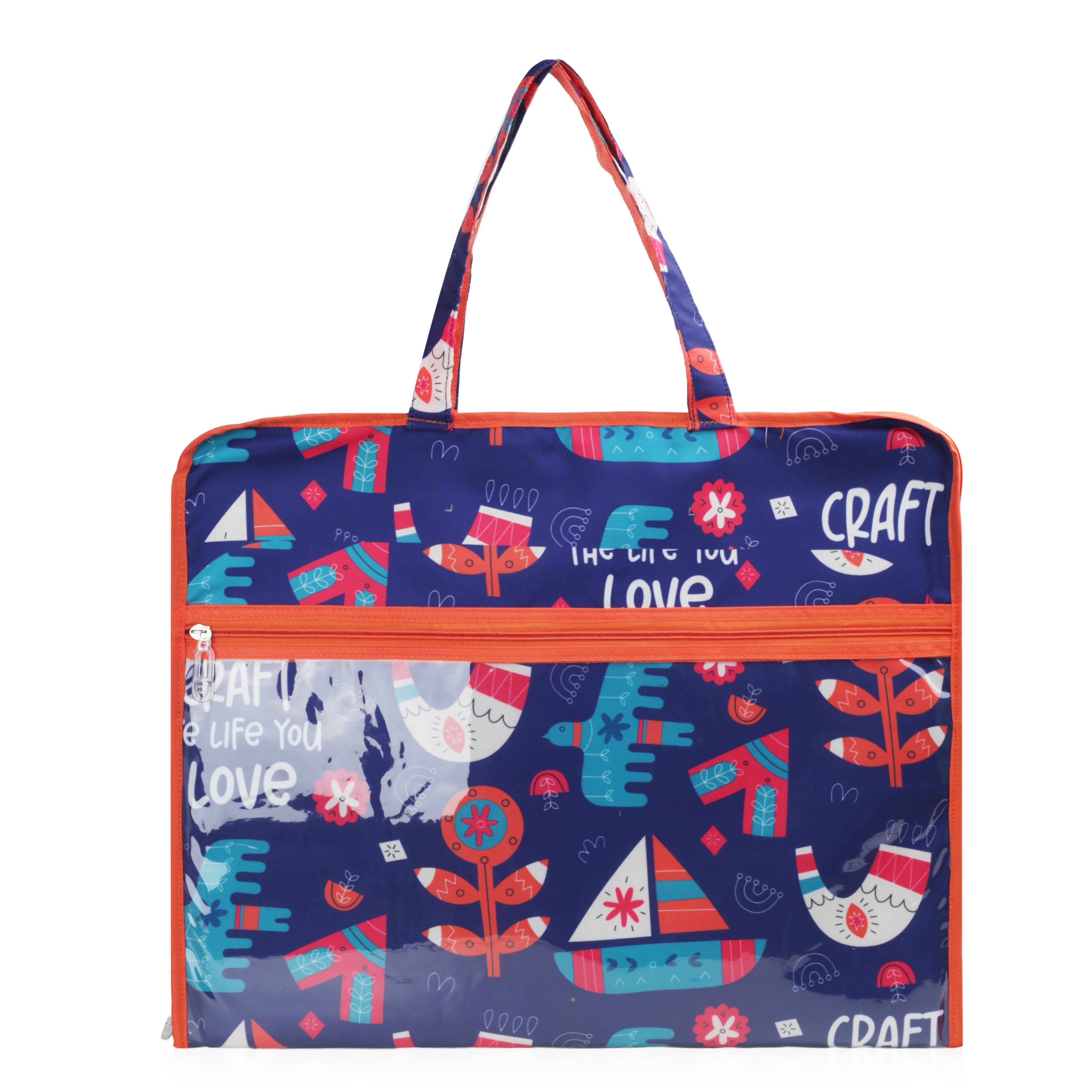 Echo Boomers Multipurpose Folder Bag | Stationery Organizer & Document File Bag with Multiple Compartments