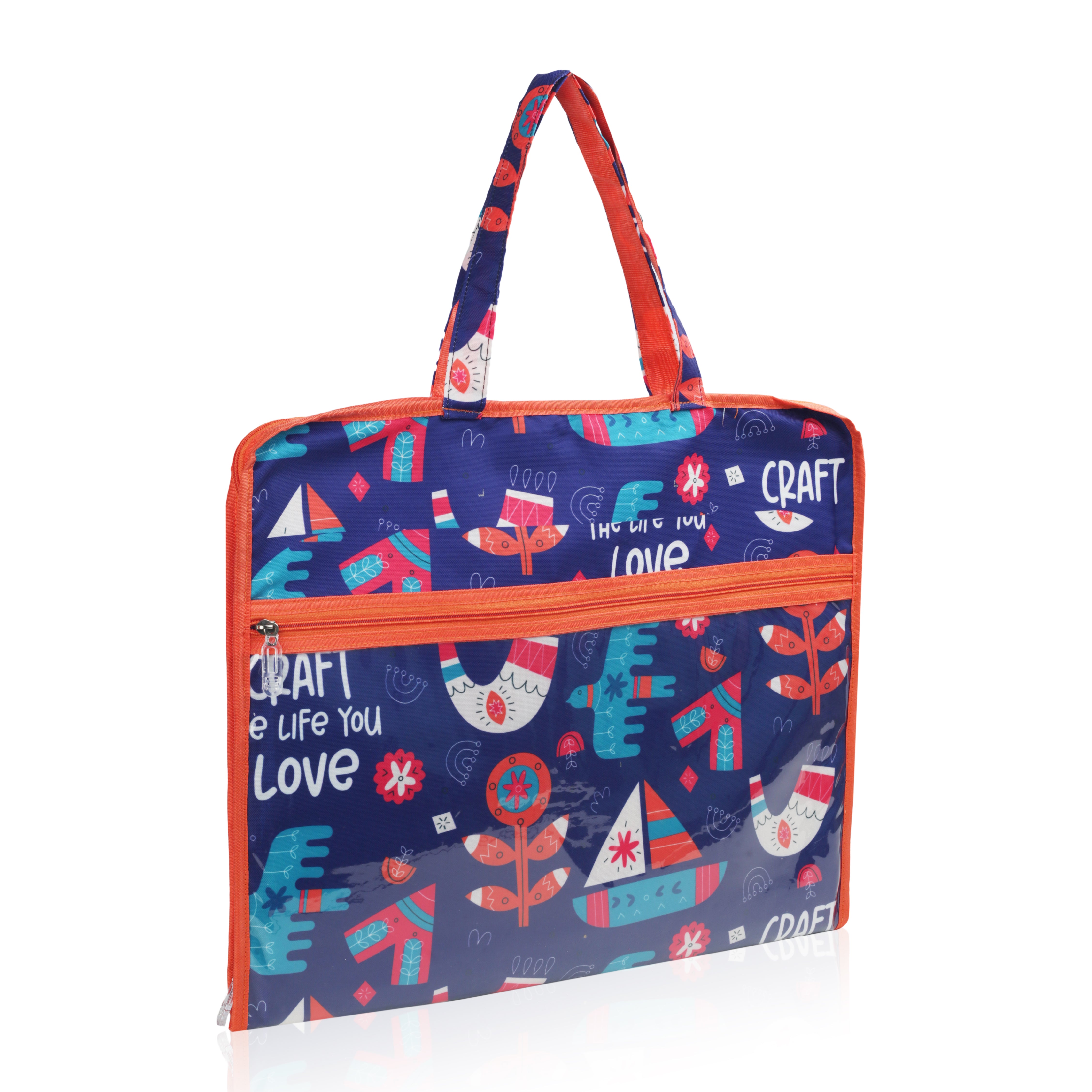 Echo Boomers Multipurpose Folder Bag | Stationery Organizer & Document File Bag with Multiple Compartments
