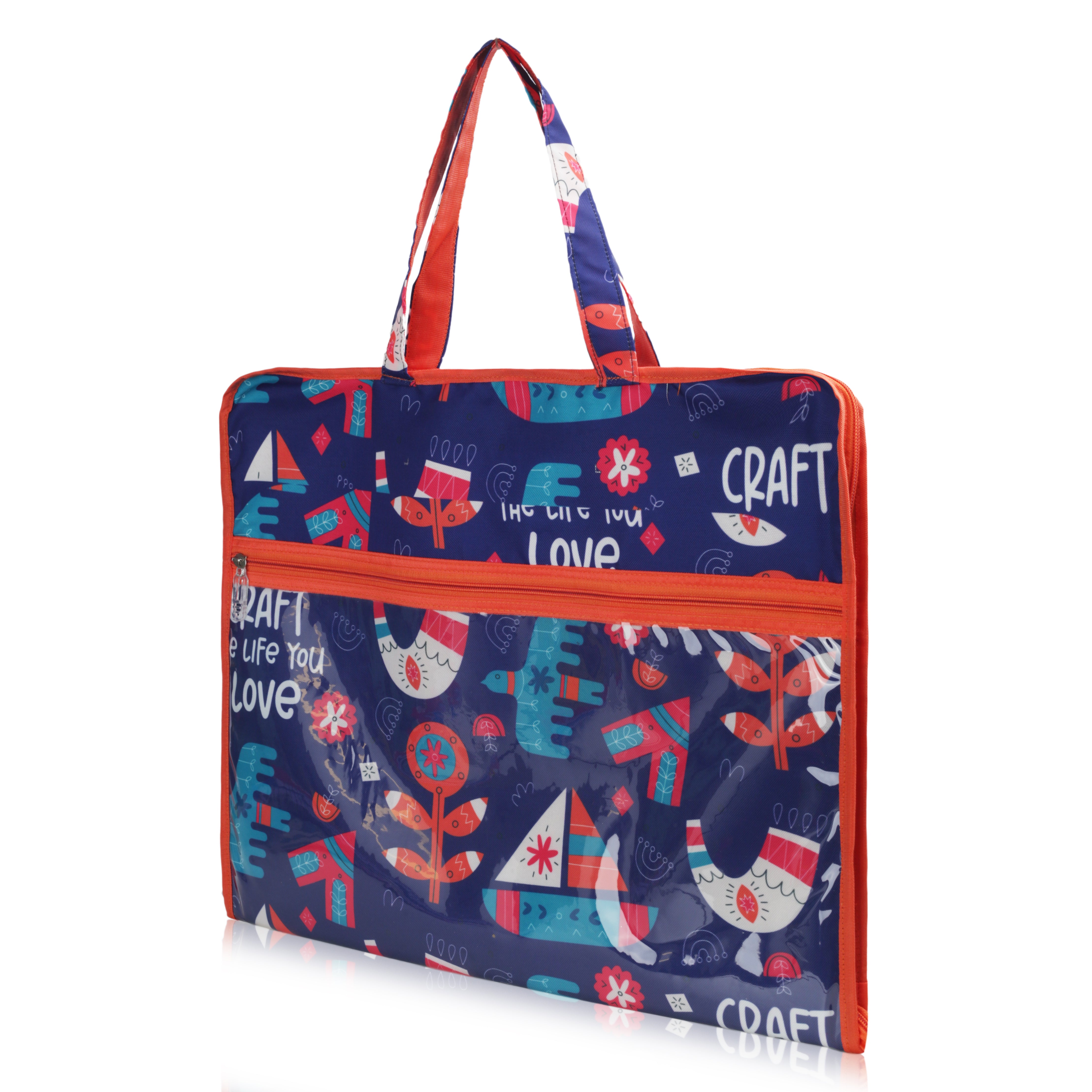Echo Boomers Multipurpose Folder Bag | Stationery Organizer & Document File Bag with Multiple Compartments