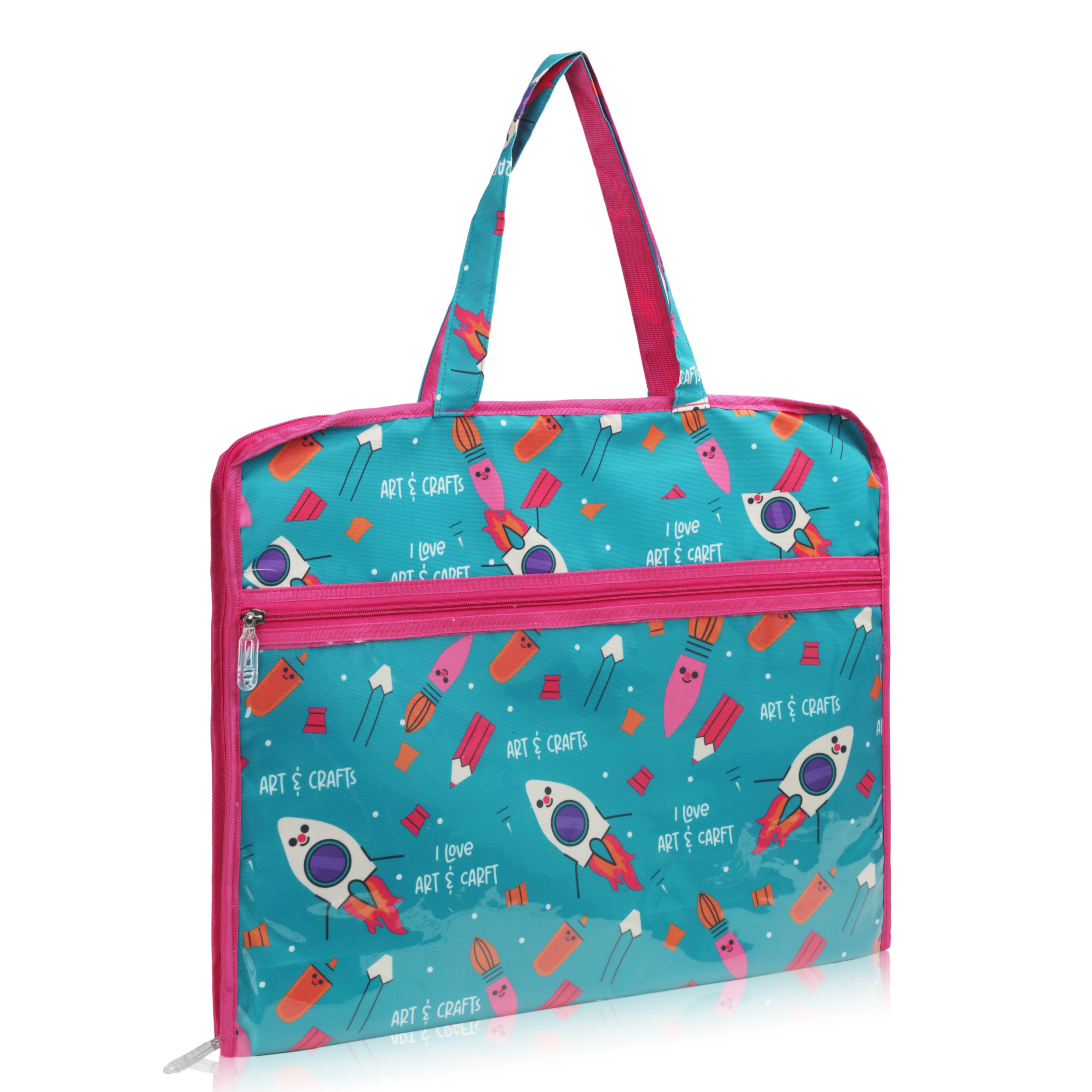 Echo Boomers Multipurpose Folder Bag | Stationery Organizer & Document File Bag with Multiple Compartments