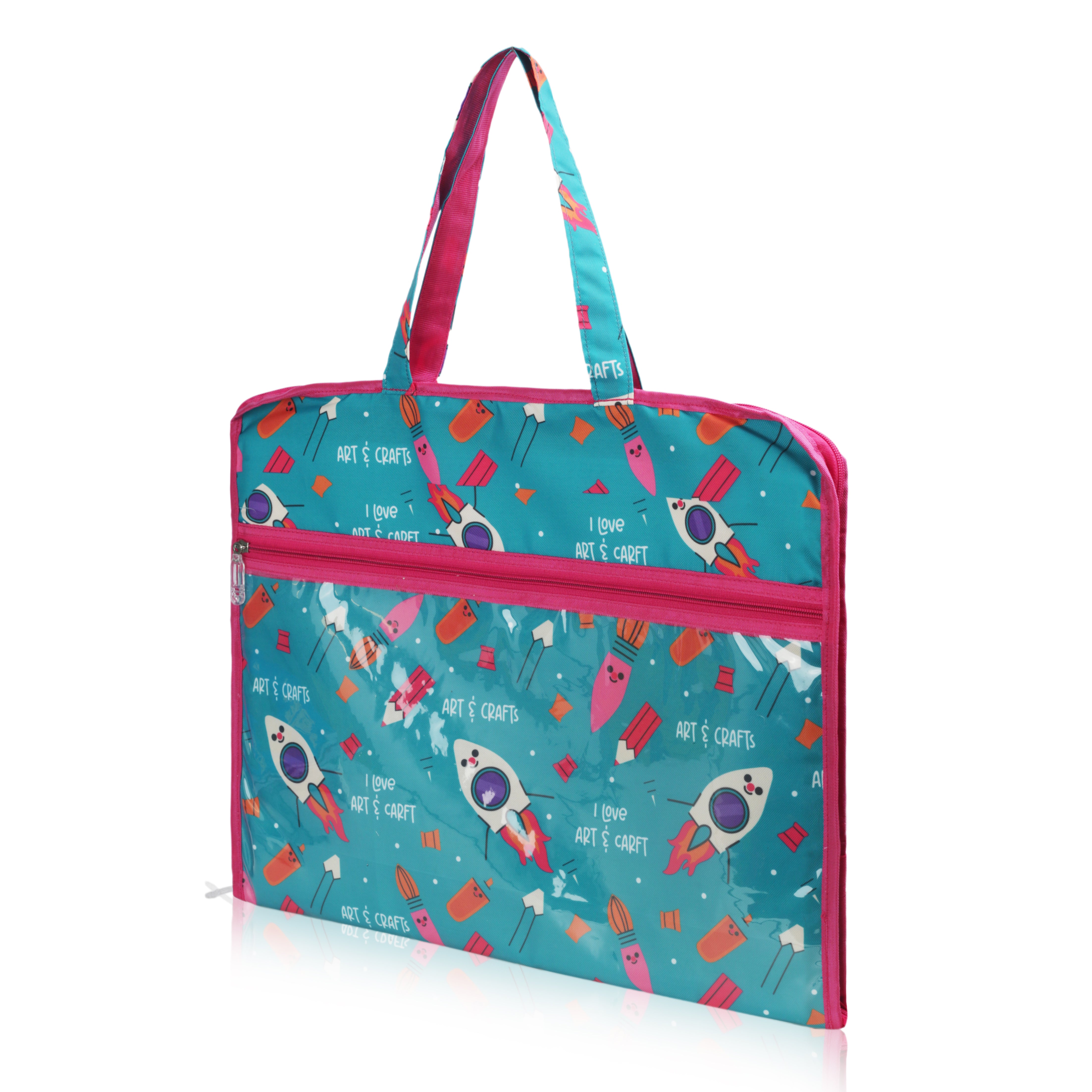 Echo Boomers Multipurpose Folder Bag | Stationery Organizer & Document File Bag with Multiple Compartments