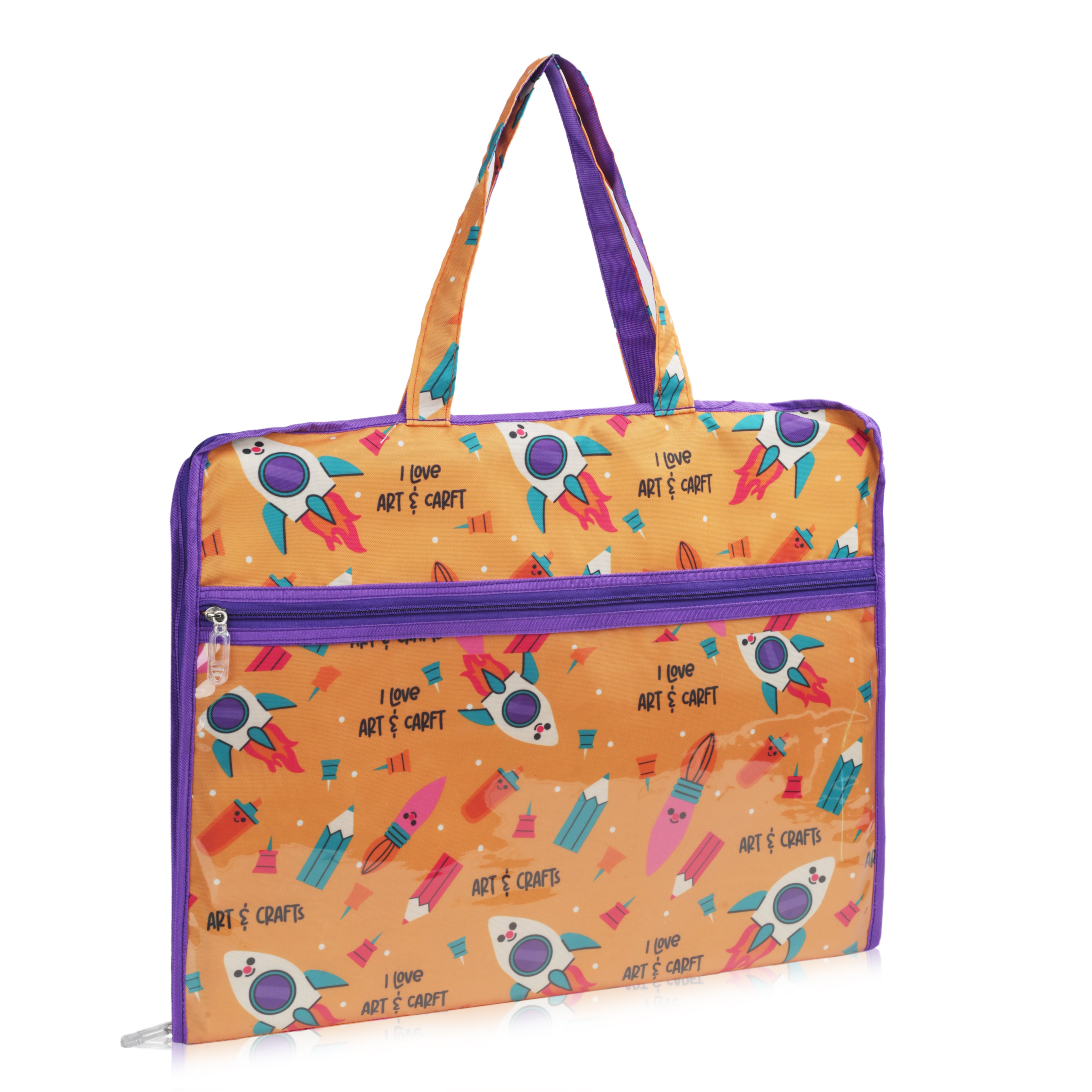 Echo Boomers Multipurpose Folder Bag | Stationery Organizer & Document File Bag with Multiple Compartments
