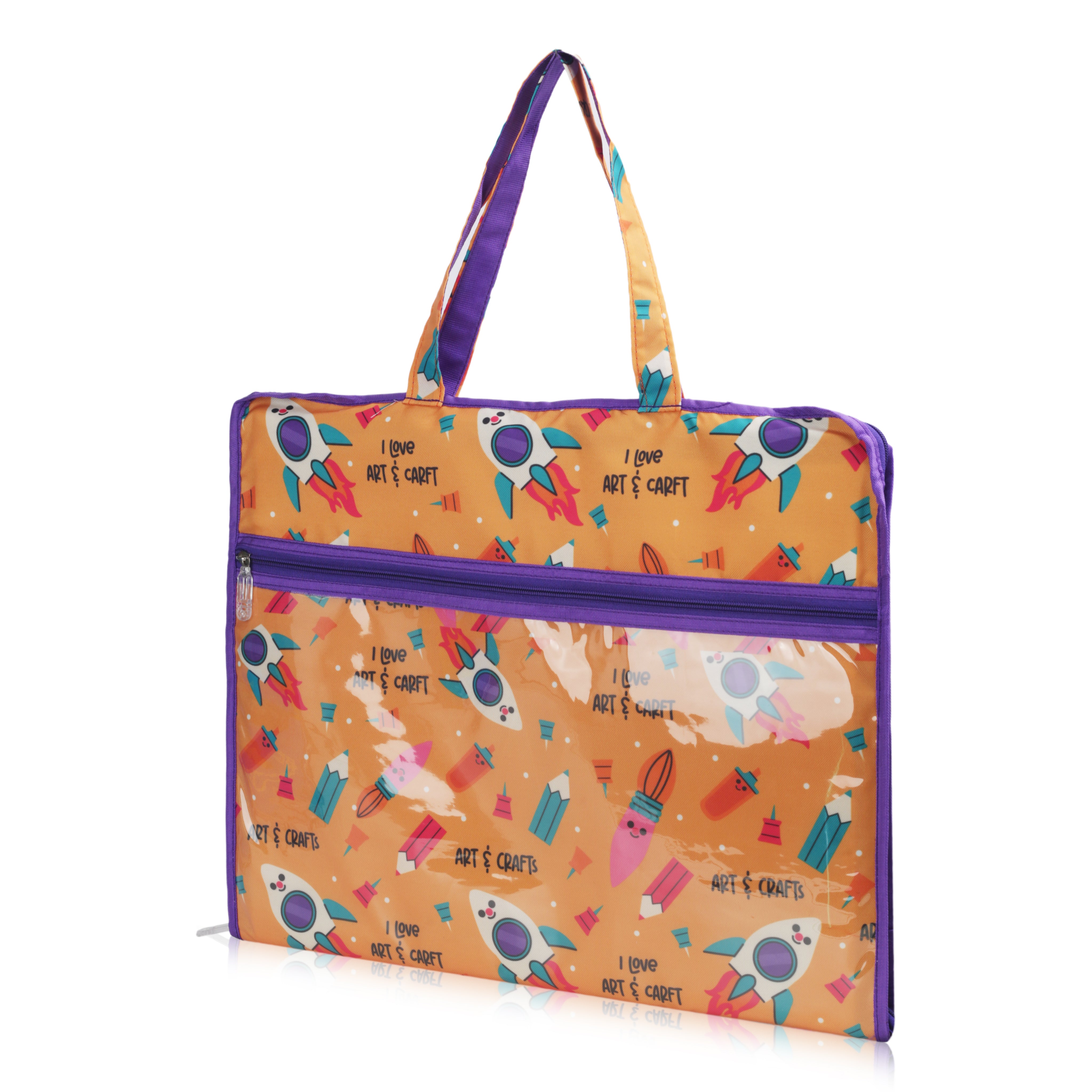 Echo Boomers Multipurpose Folder Bag | Stationery Organizer & Document File Bag with Multiple Compartments