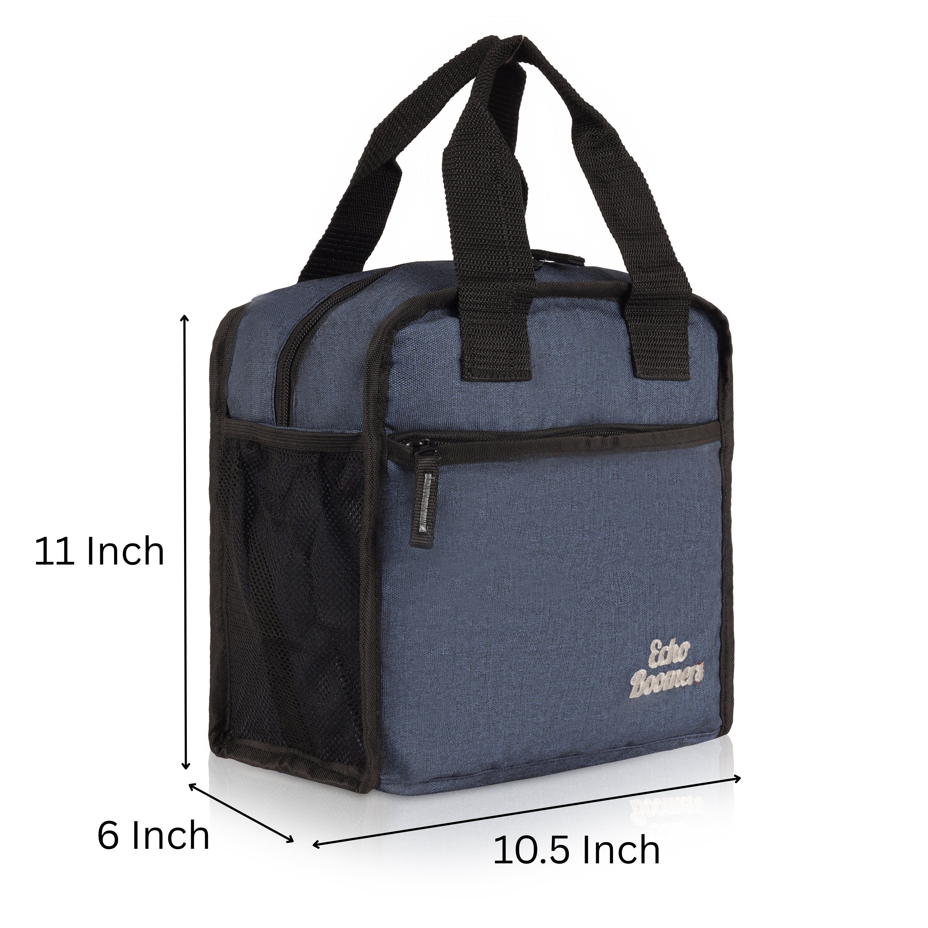 Echo Boomers Premium Lunch Bag – Stylish, Lightweight, Attractive, & Durable Meal Companion and versatile bag(Navy).