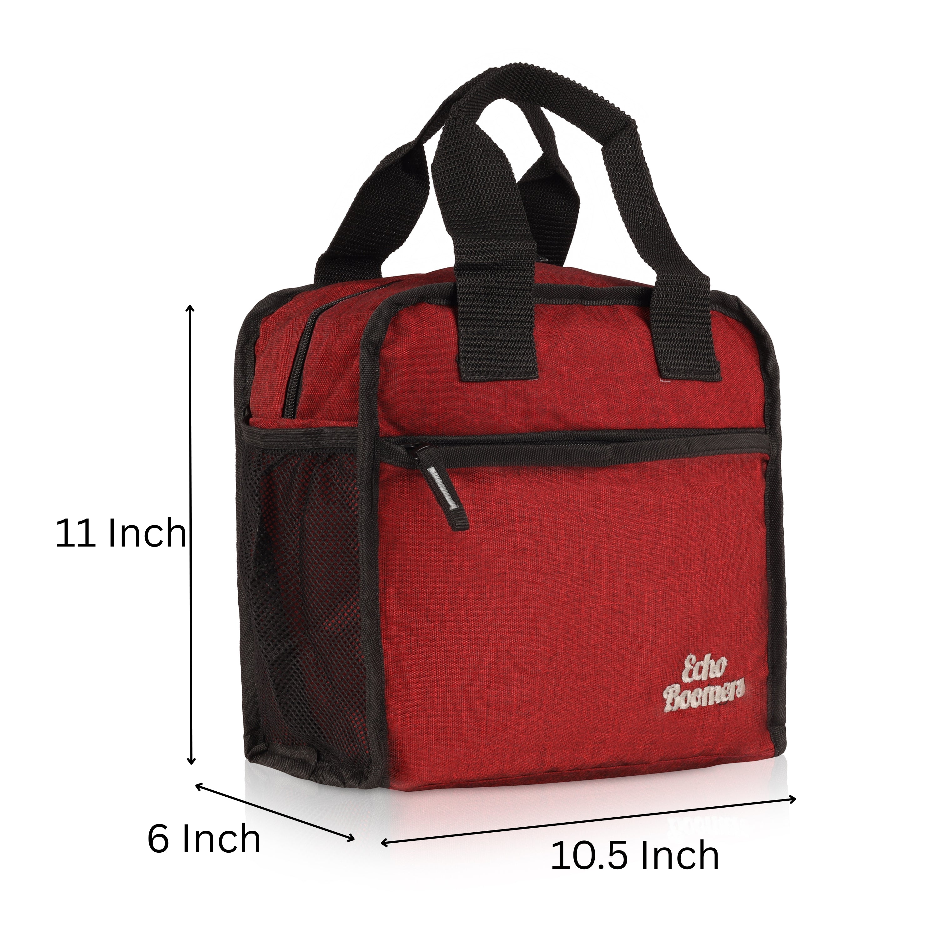 Echo Boomers Premium Lunch Bag – Stylish, Lightweight, Attractive, & Durable Meal Companion and versatile bag(Maroon).