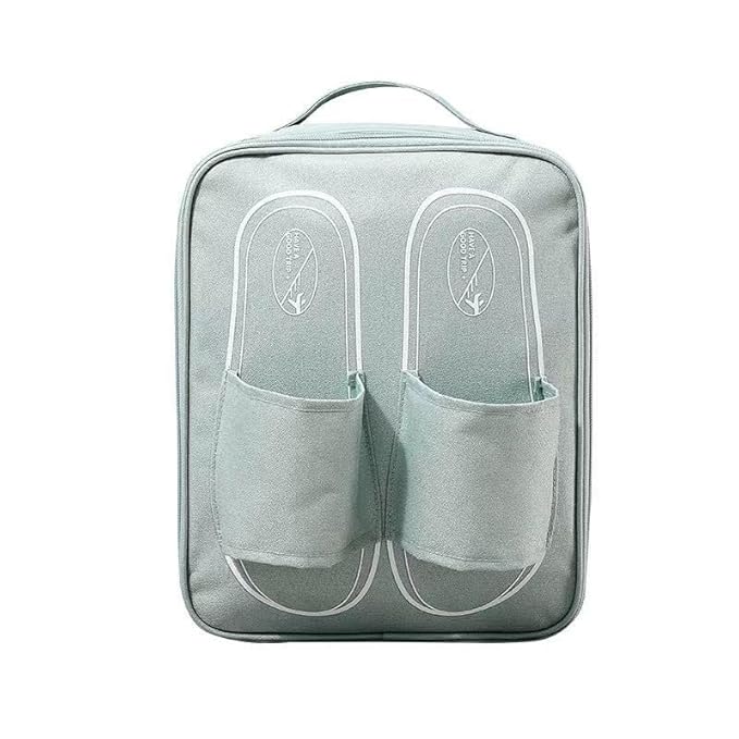 Echo Boomers Travel Shoe Bags Multipurpose Portable Travelling Shoe Holder Storage Bag Footwear Organiser Pouch (Black)
