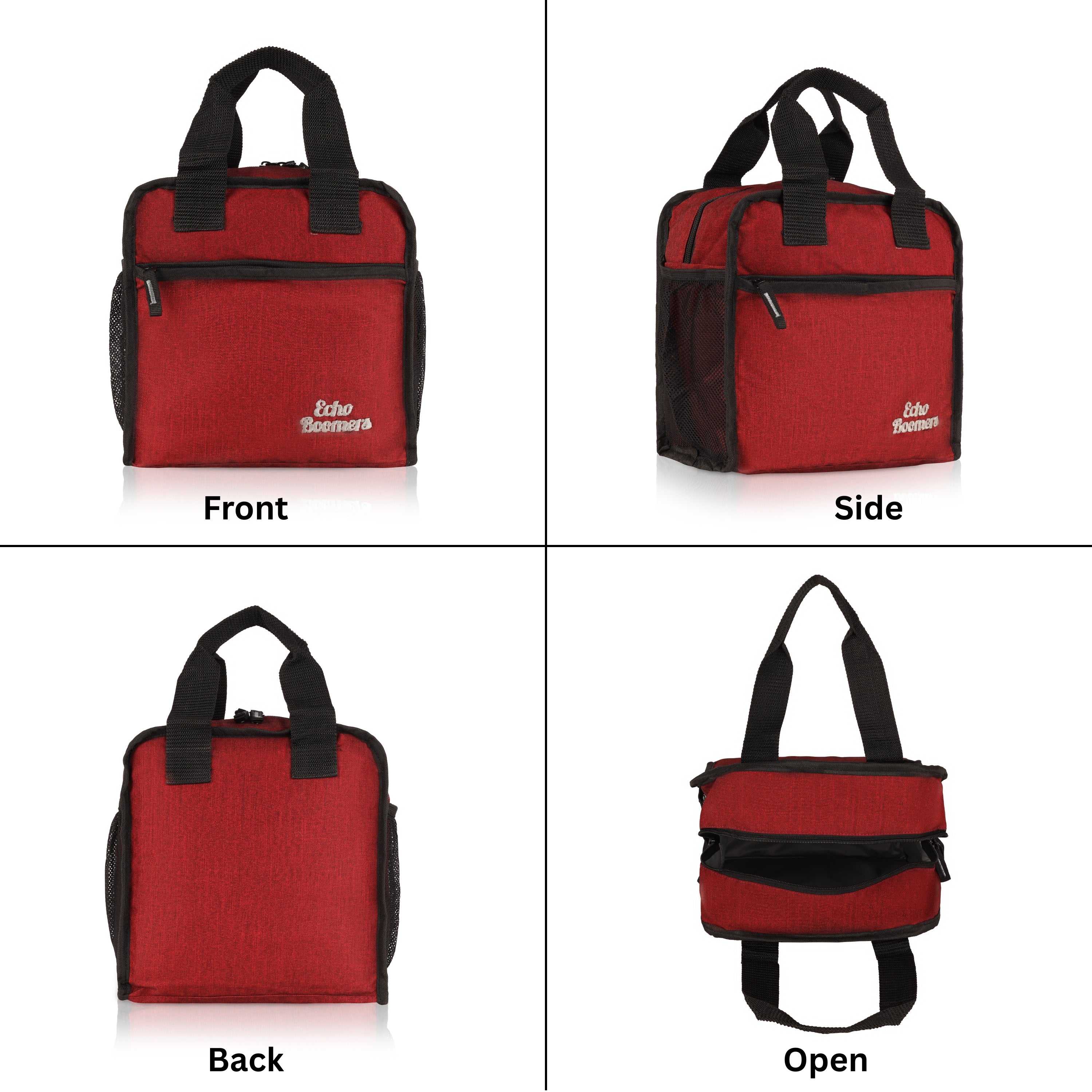 Echo Boomers Premium Lunch Bag – Stylish, Lightweight, Attractive, & Durable Meal Companion and versatile bag(Maroon).