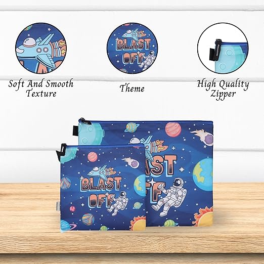 New Twin Astronaut in Space Printed Combo Folder Set Jr.