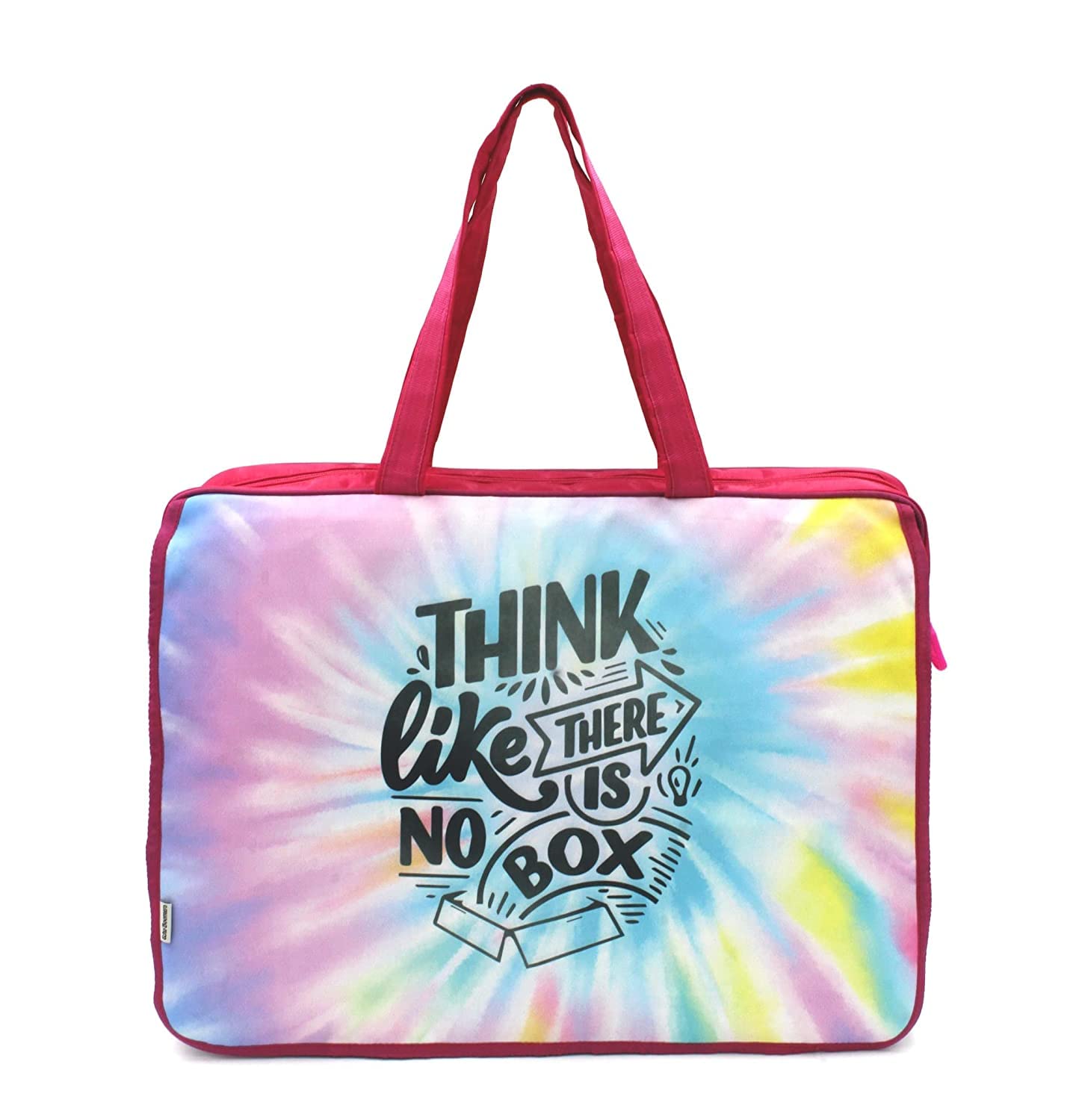 Echo Boomers Colour Brushes Design Art Super A3 Size Drawing/Activity Bags with Multiple Pockets - Pack of 1