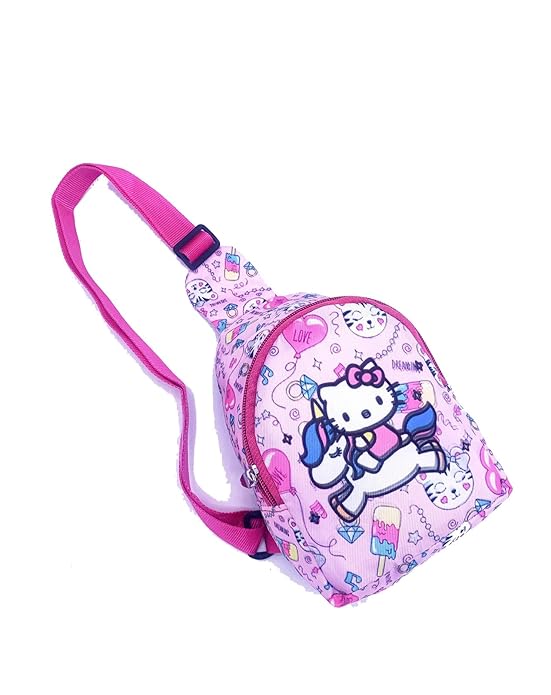 Echo Boomers Small Hello Kitty Theme Crossbody Sling Bag For Children