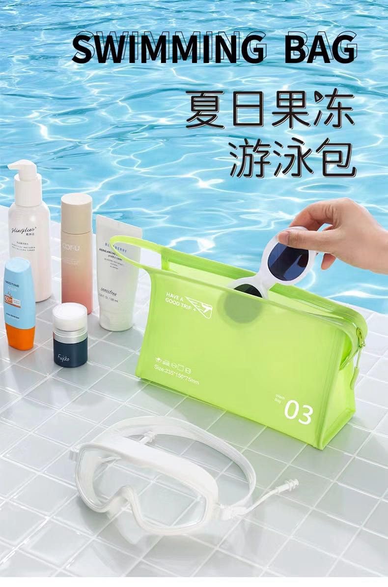 Echo Boomers Multi Purpose Waterproof Beach Swimming Travel Utility Clutch Pouch