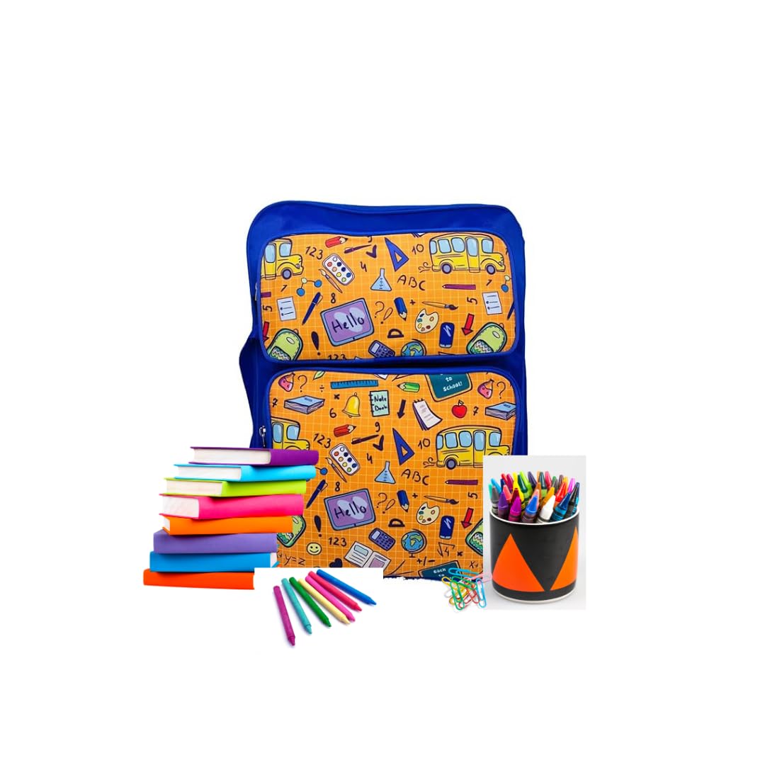 Echo Boomers Printed A3 Art Board Drawing & Activity Backpack Bag with Multiple Pockets