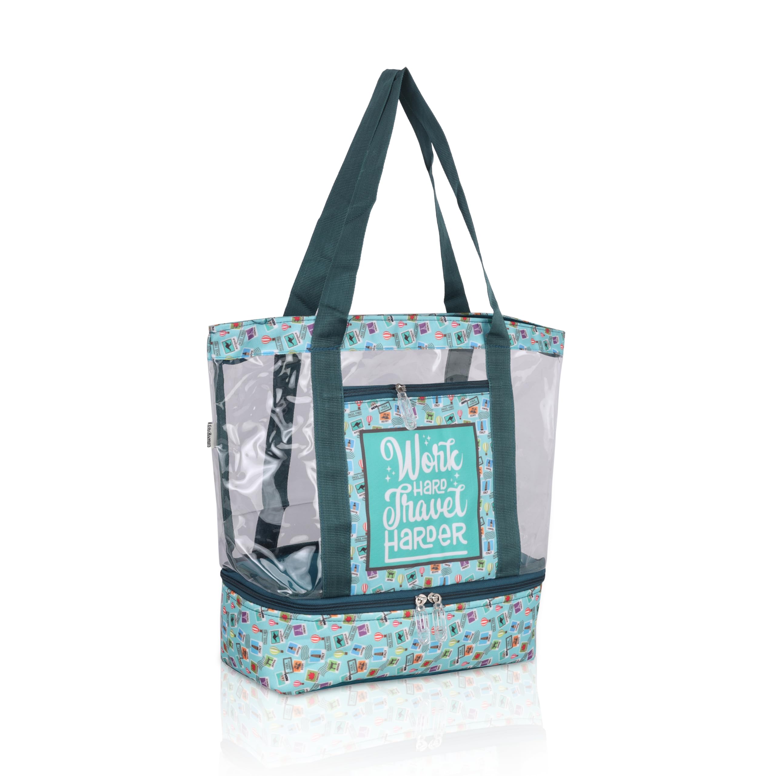 Echo Boomers Black Transparent Shoulder Bag