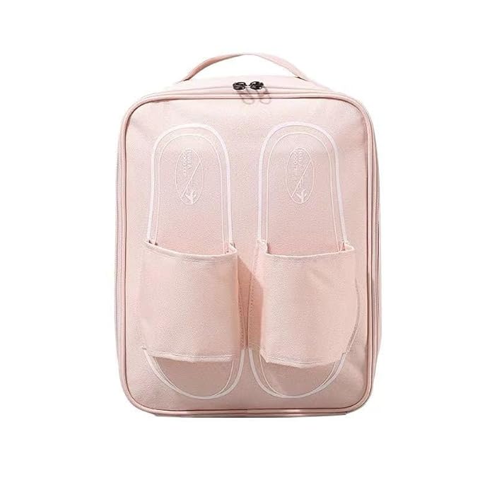Echo Boomers Travel Shoe Bags Multipurpose Portable Travelling Shoe Holder Storage Bag Footwear Organiser Pouch (Black)