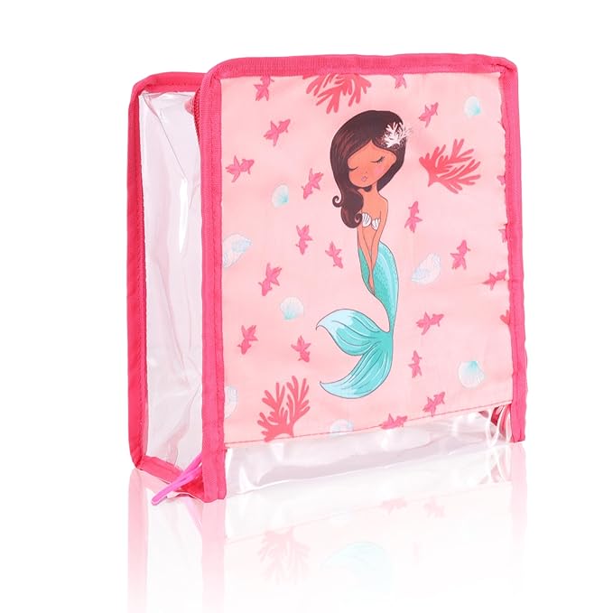 Echo Boomers Mermaid 4-Piece Organizer Set - Pink, Packing Cubes with Unique Print