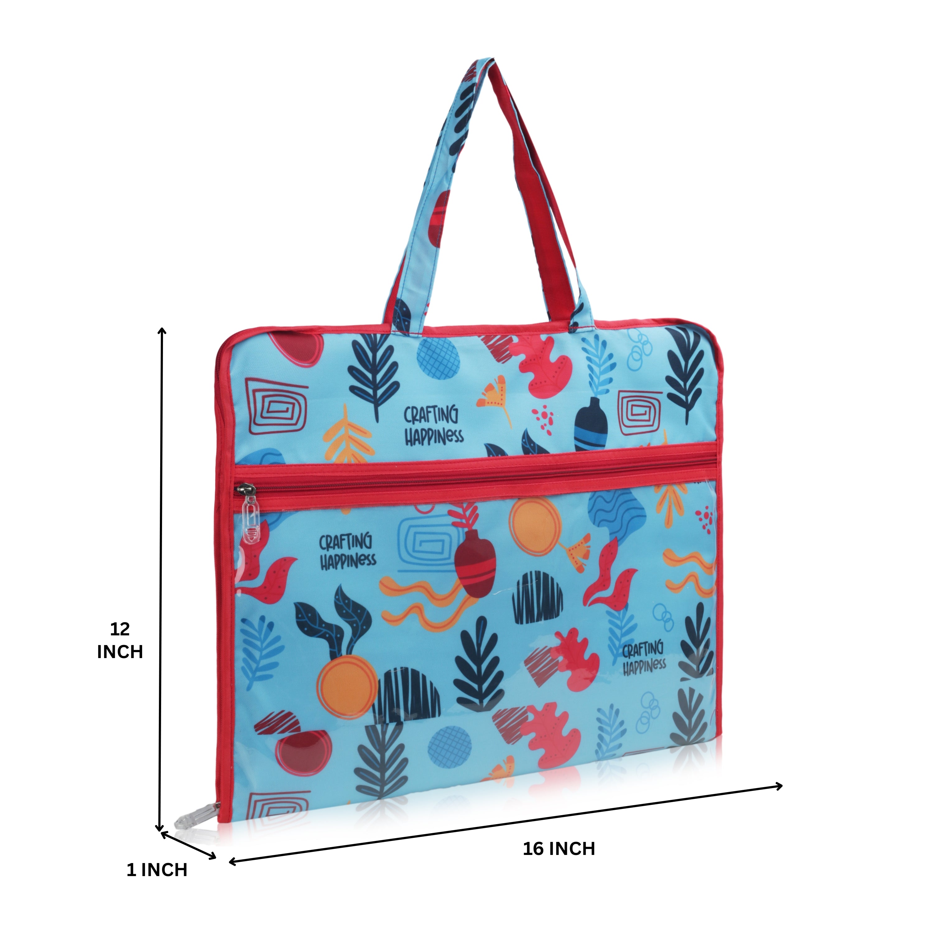 Echo Boomers Multipurpose Folder Bag | Stationery Organizer & Document File Bag with Multiple Compartments