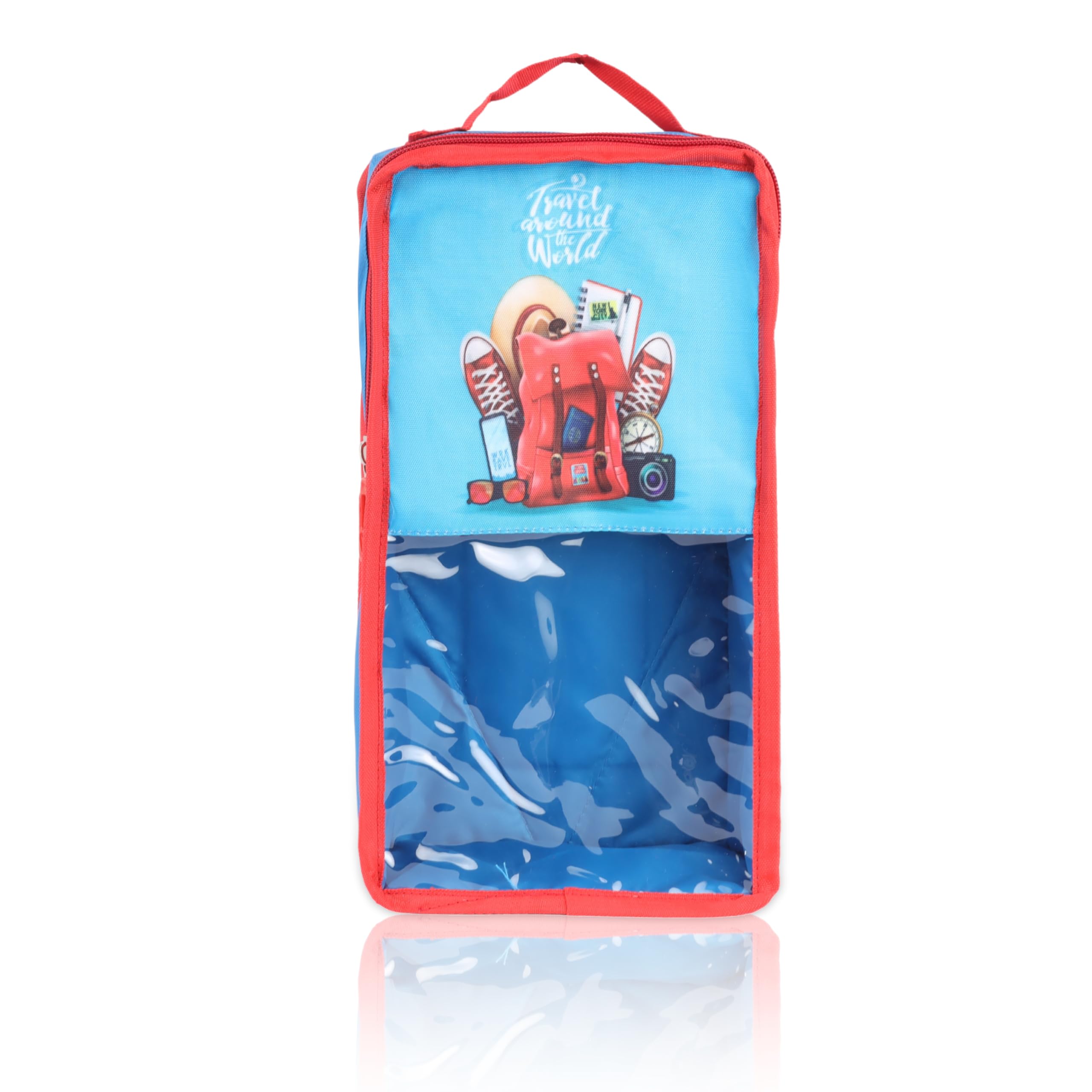 Echo Boomers Astronaut 3-Piece Travel Organizer Set - Navy Blue, Packing Cubes with Unique Print.
