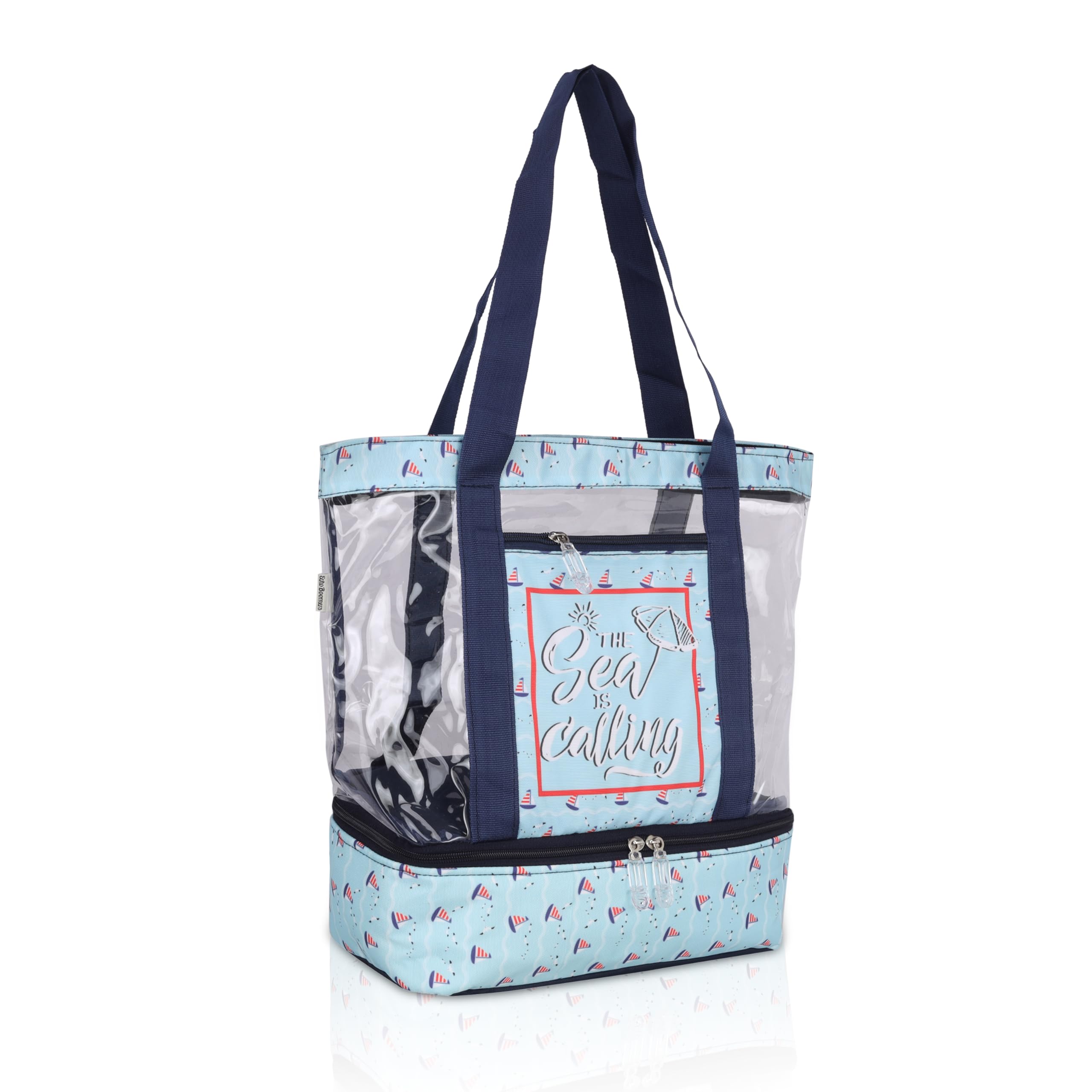 Echo Boomers Black Transparent Shoulder Bag