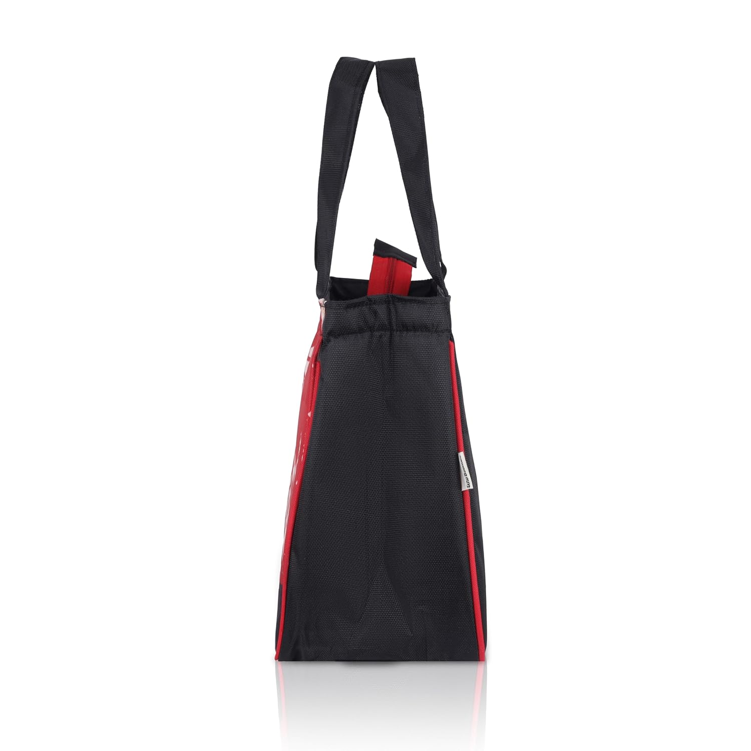 Echo Boomers Red Khana Printed Lunch Bag- Insulated, Spacious & Stylish for School, Work, or Outings