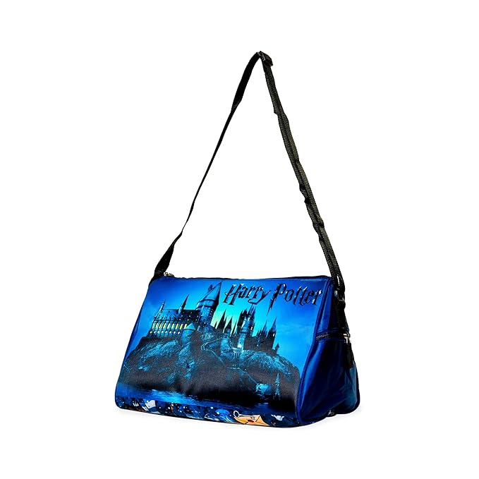 Echo Boomers Blue Harry Potter Printed Swimming Gym Travels Triangle Duffle Bags