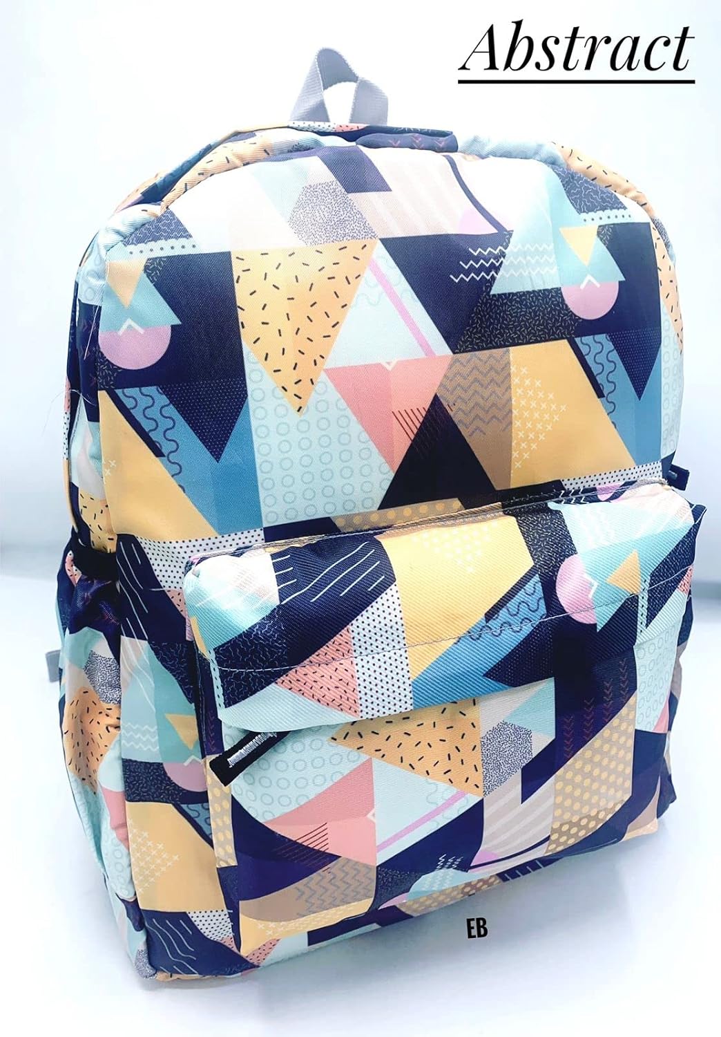 Echoboomers Geometric Print Casual Laptop Backpacks, 16 inch, Stylish and Trendy Backpacks, Water Resistant and Lightweight Laptop Bags