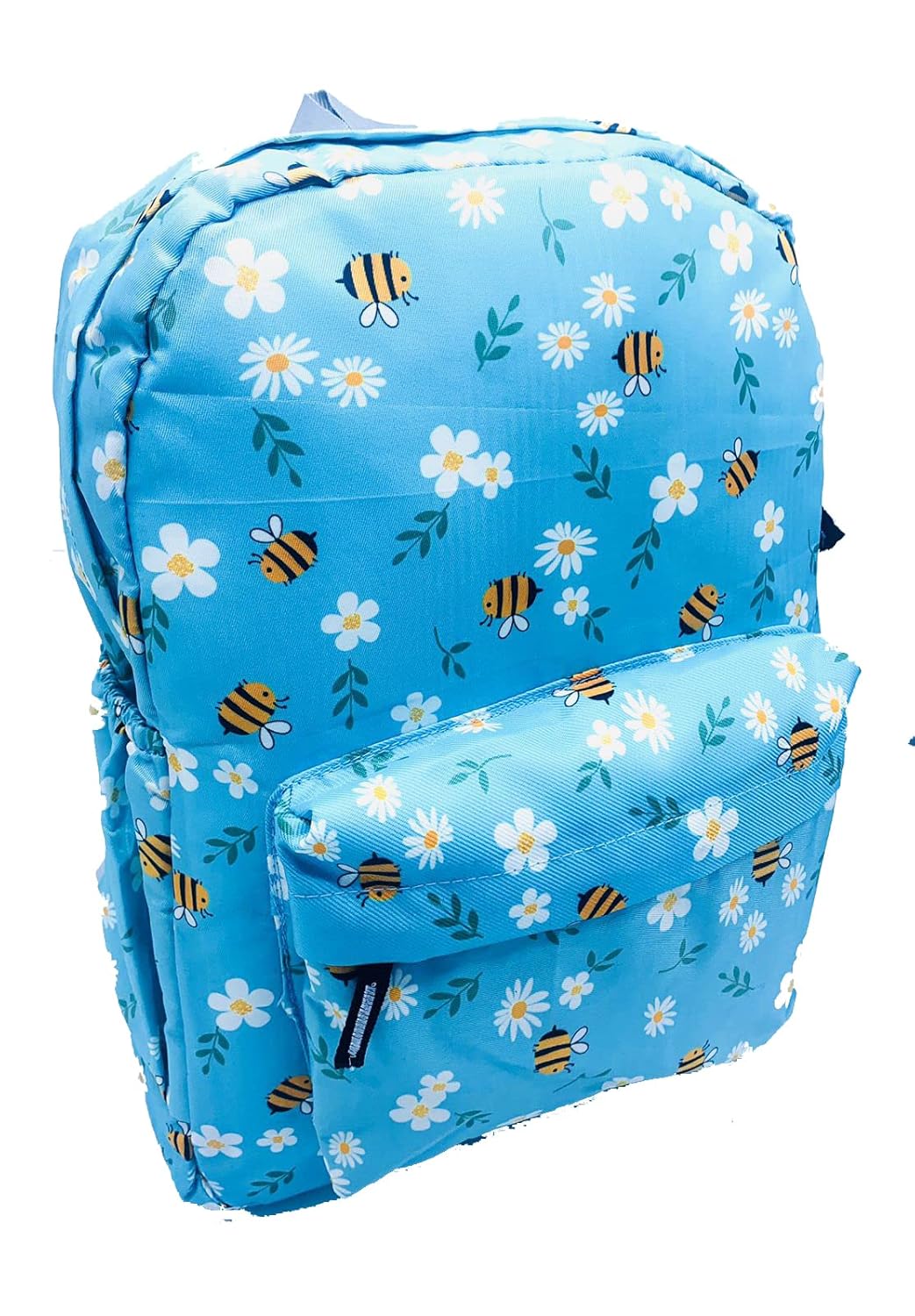 Echoboomers Honey Bee Print Casual Laptop Backpacks, 16 inch, Stylish and Trendy Backpacks, Water Resistant and Lightweight Laptop Bags