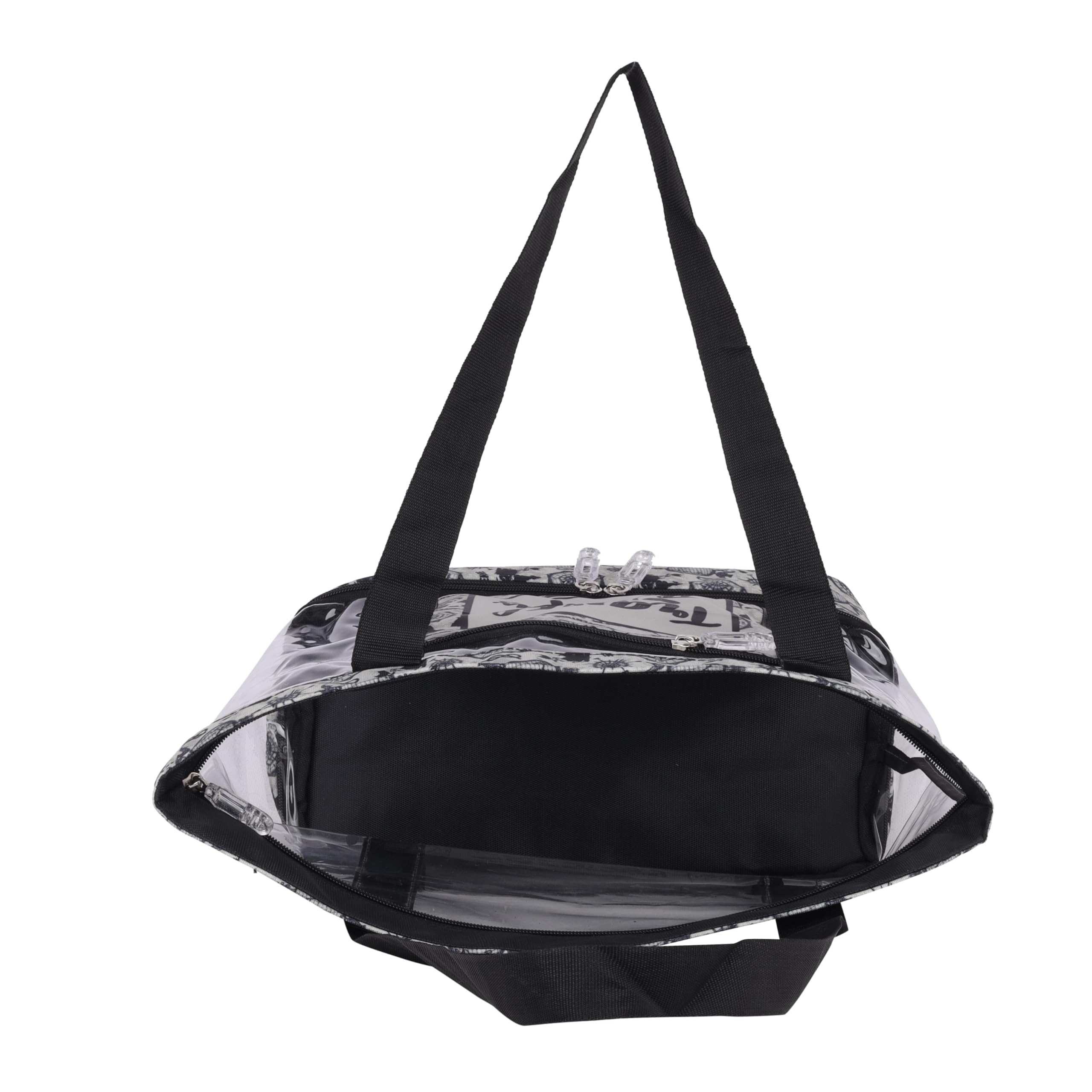 Echo Boomers Black Transparent Shoulder Bag