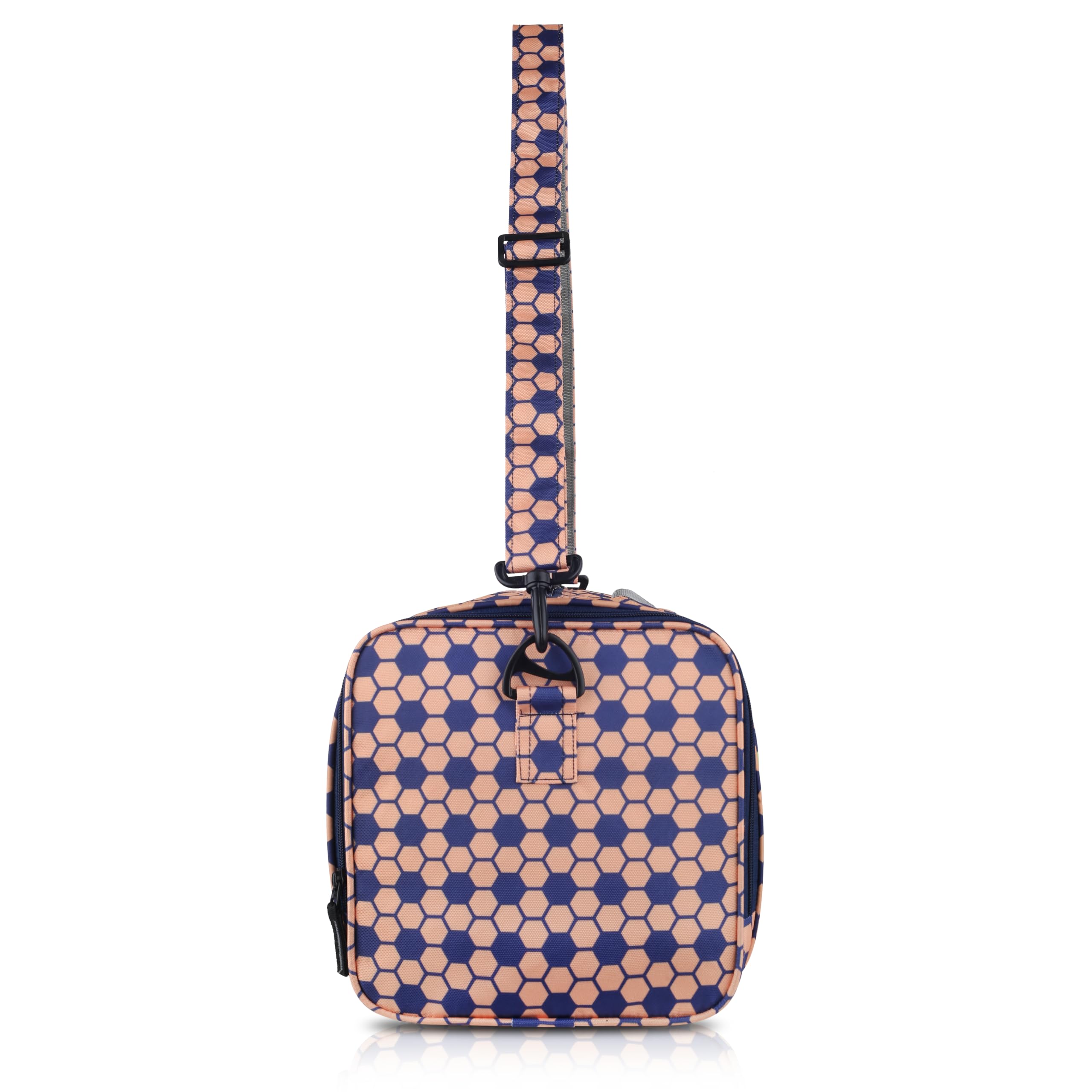 Echo Boomers Square Goal Print Duffle Bag – Stylish Travel & Gym Bag with Shoe Compartment