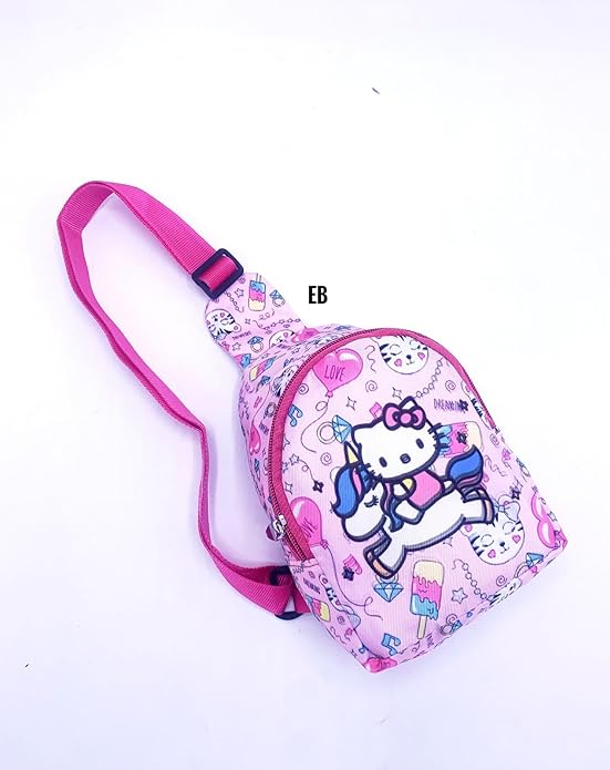 Echo Boomers Small Hello Kitty Theme Crossbody Sling Bag For Children