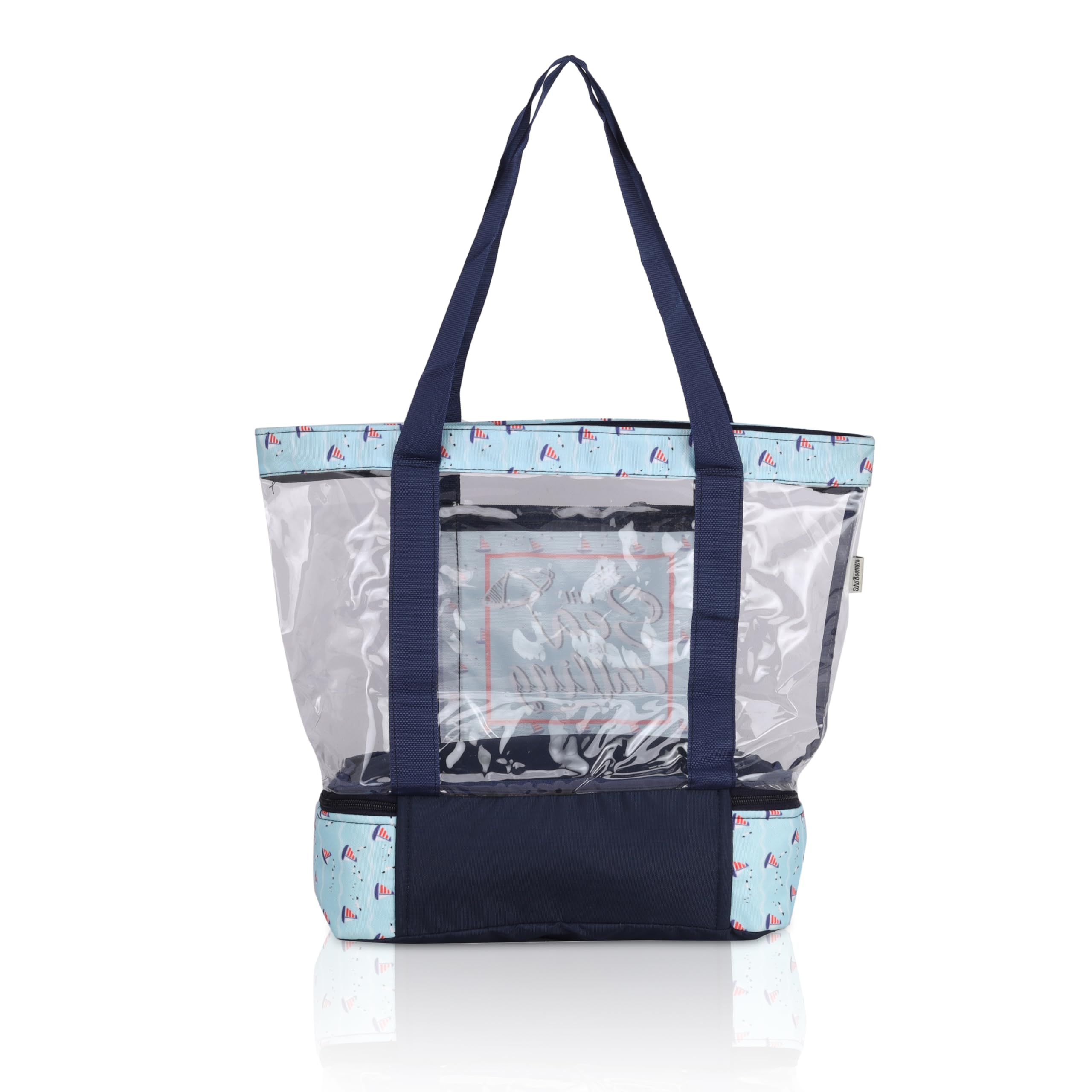 Echo Boomers Black Transparent Shoulder Bag