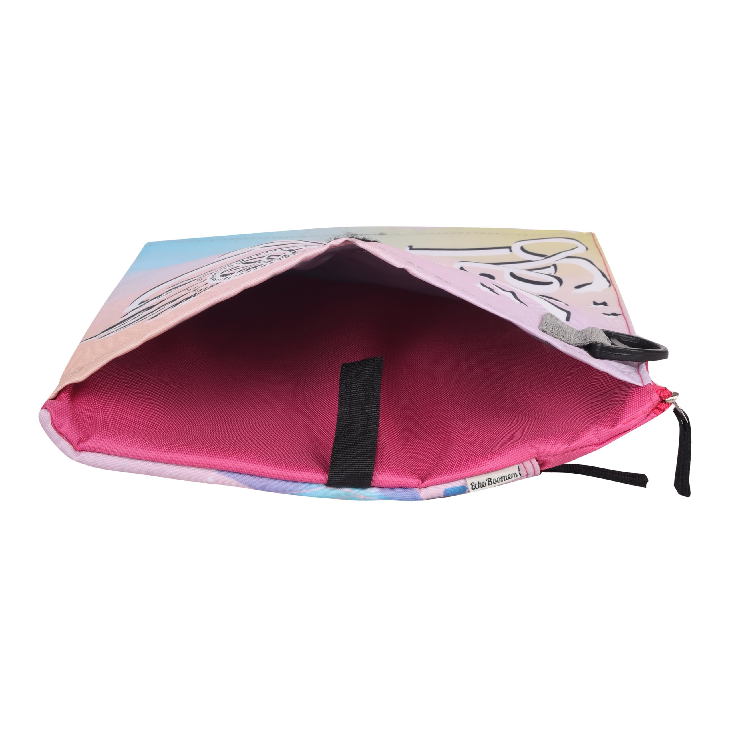 Echo Boomers Exam & Activity Sling Bag | 3 Compartments | Cushioned & Detachable Strap | Ideal for Outdoor Travel