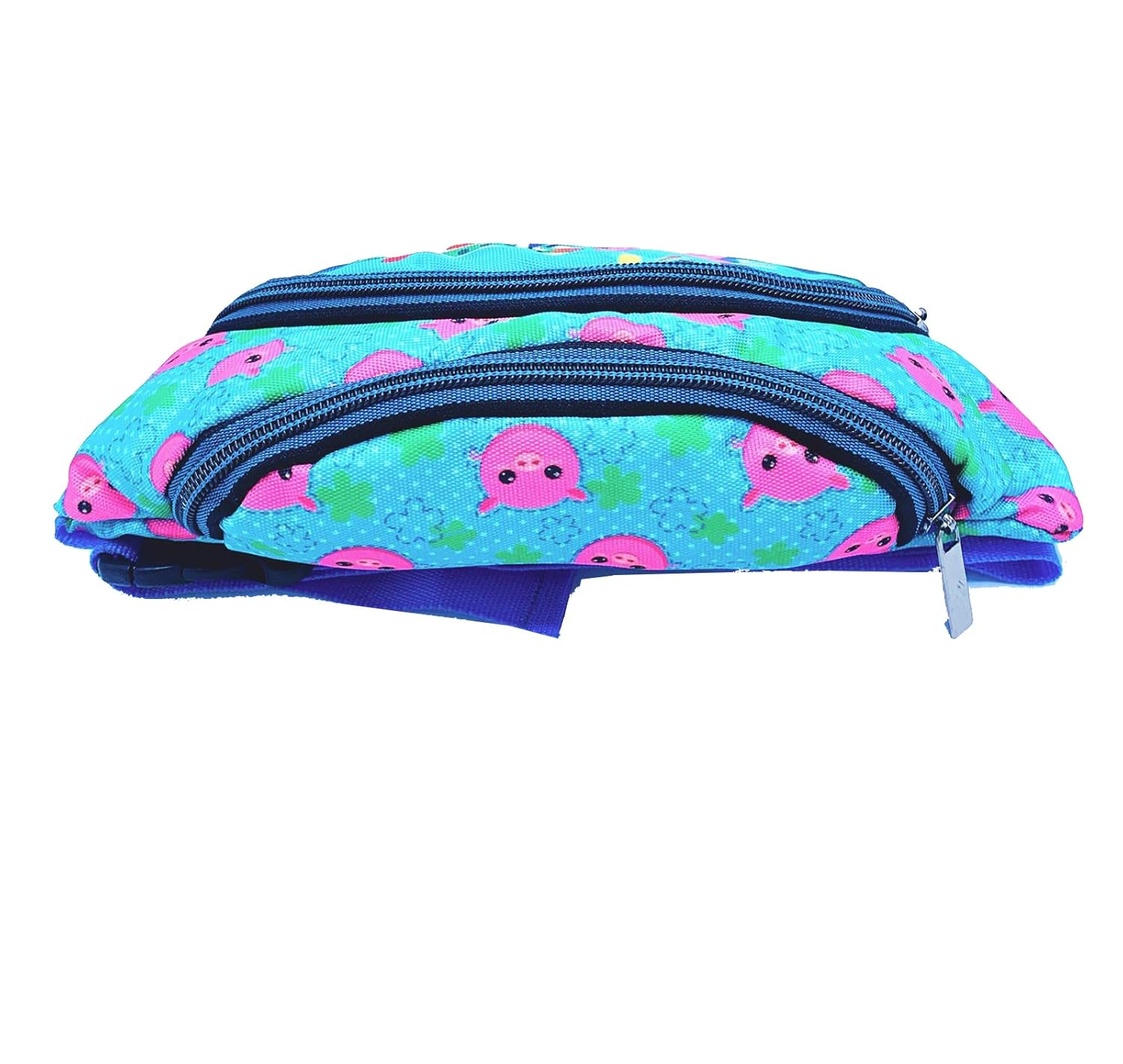 Echo Boomers Pink Peppa Pig Print Waist Bag – Multi-Purpose Belt Bag, Hip Bag, Crossbody Travel Pouch for Men, Women, Kids – Stylish, Lightweight, and Durable Waist Pack for Travel, Sports, Hiking