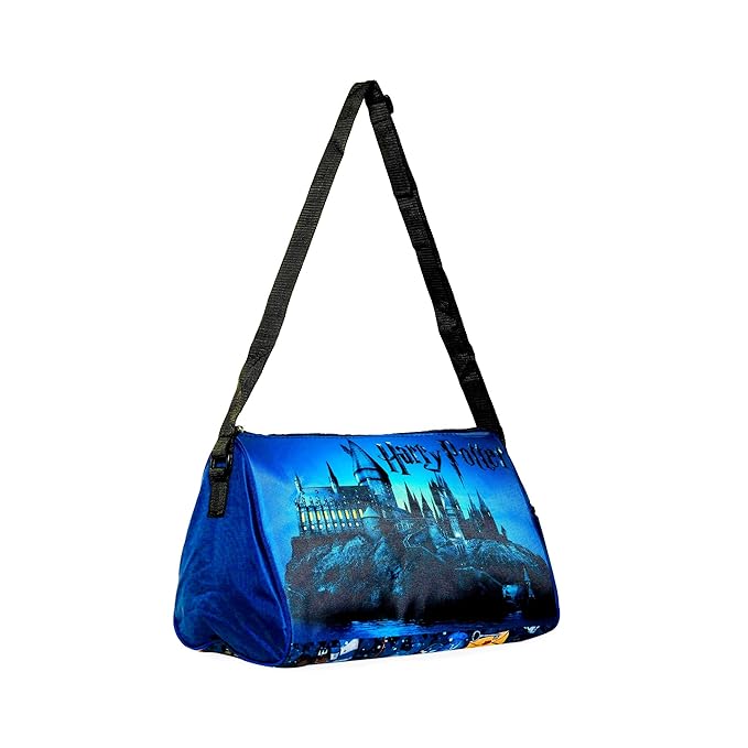 Echo Boomers Blue Harry Potter Printed Swimming Gym Travels Triangle Duffle Bags